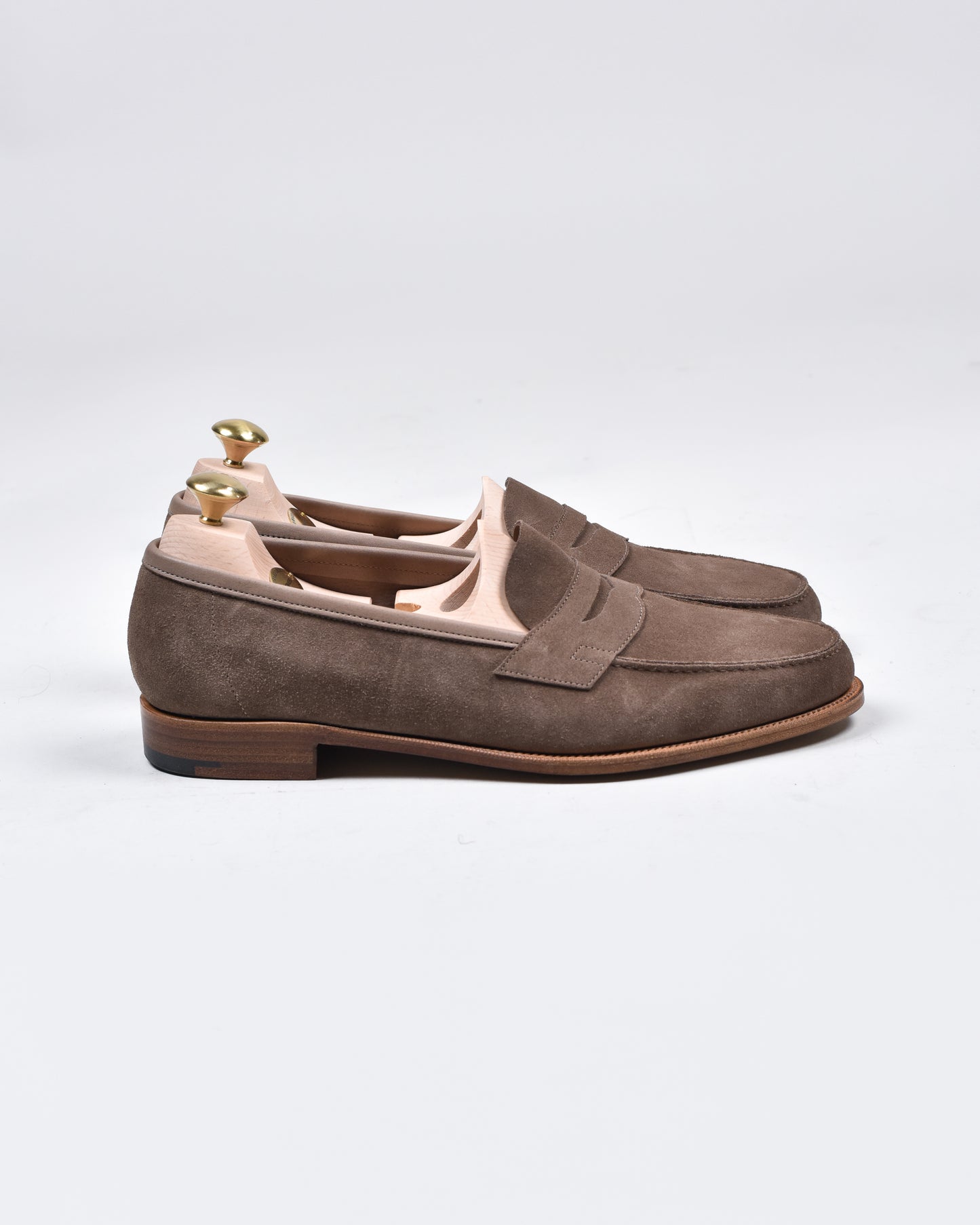 Edward Green Duke in Minky Mole Suede