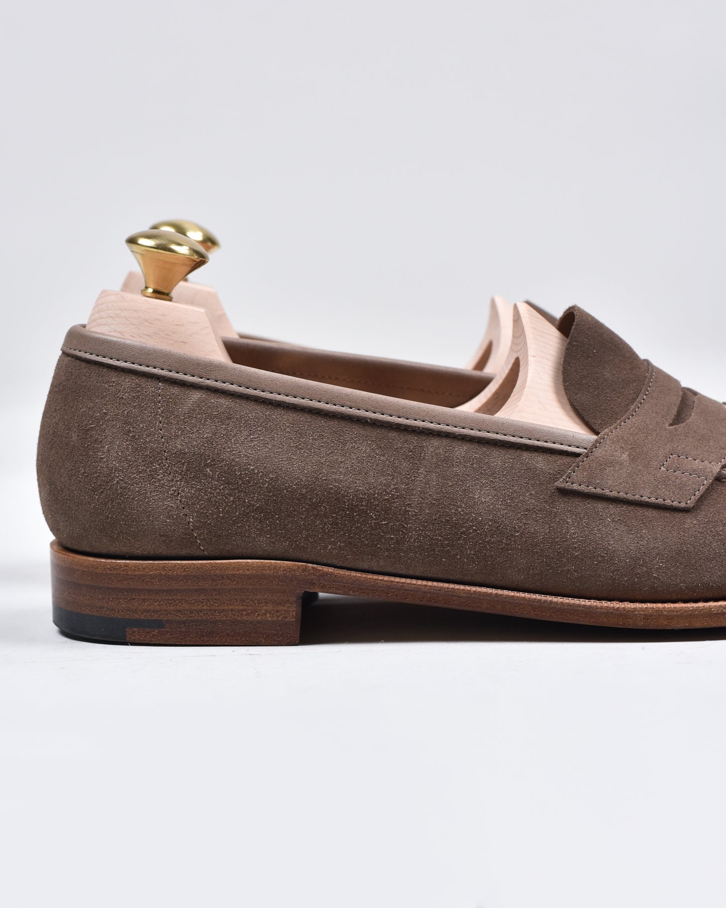 Edward Green Duke in Minky Mole Suede