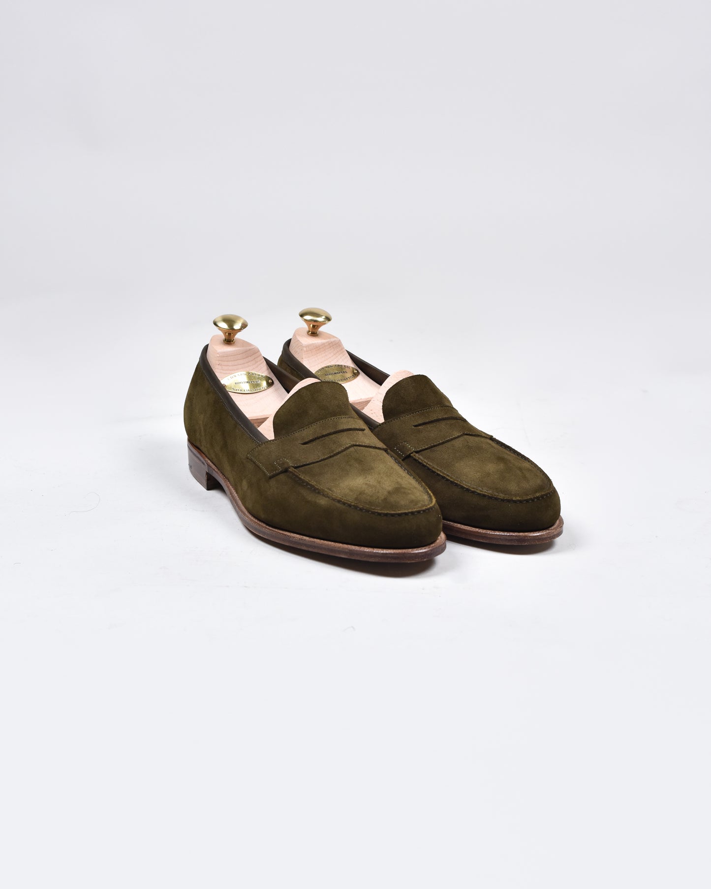 Edward Green Duke in Army Green Suede