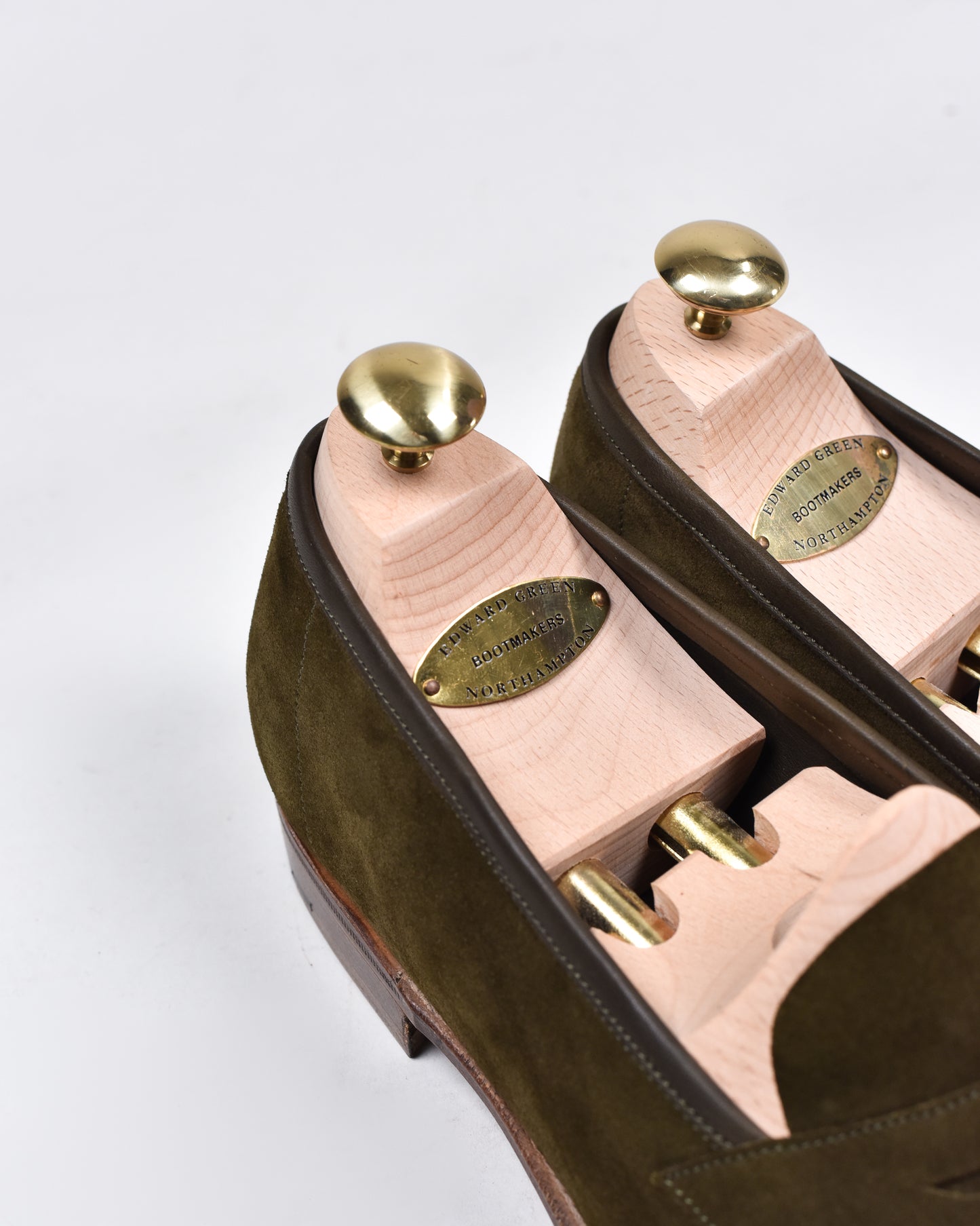 Edward Green Duke in Army Green Suede