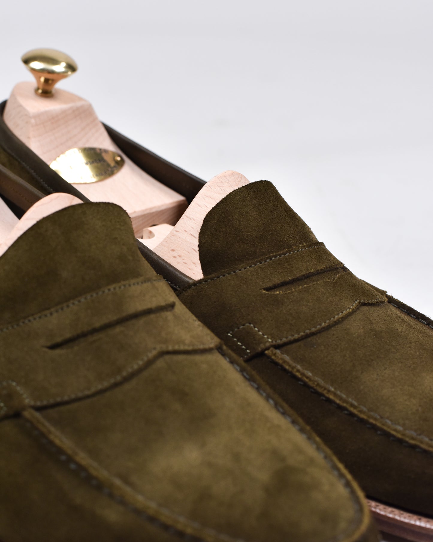 Edward Green Duke in Army Green Suede