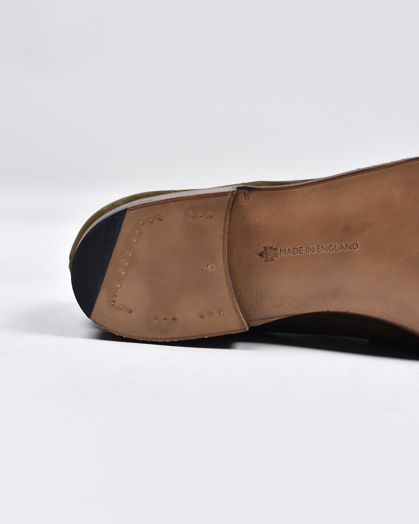 Edward Green Duke in Army Green Suede