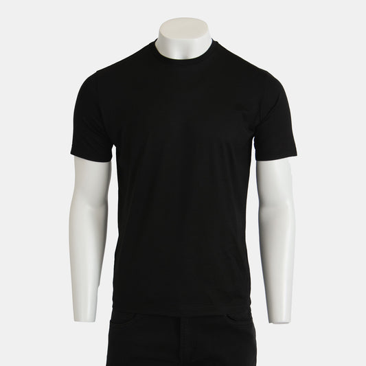 Maurizio Baldassari - The Pure Merino Wool T-Shirt in Black