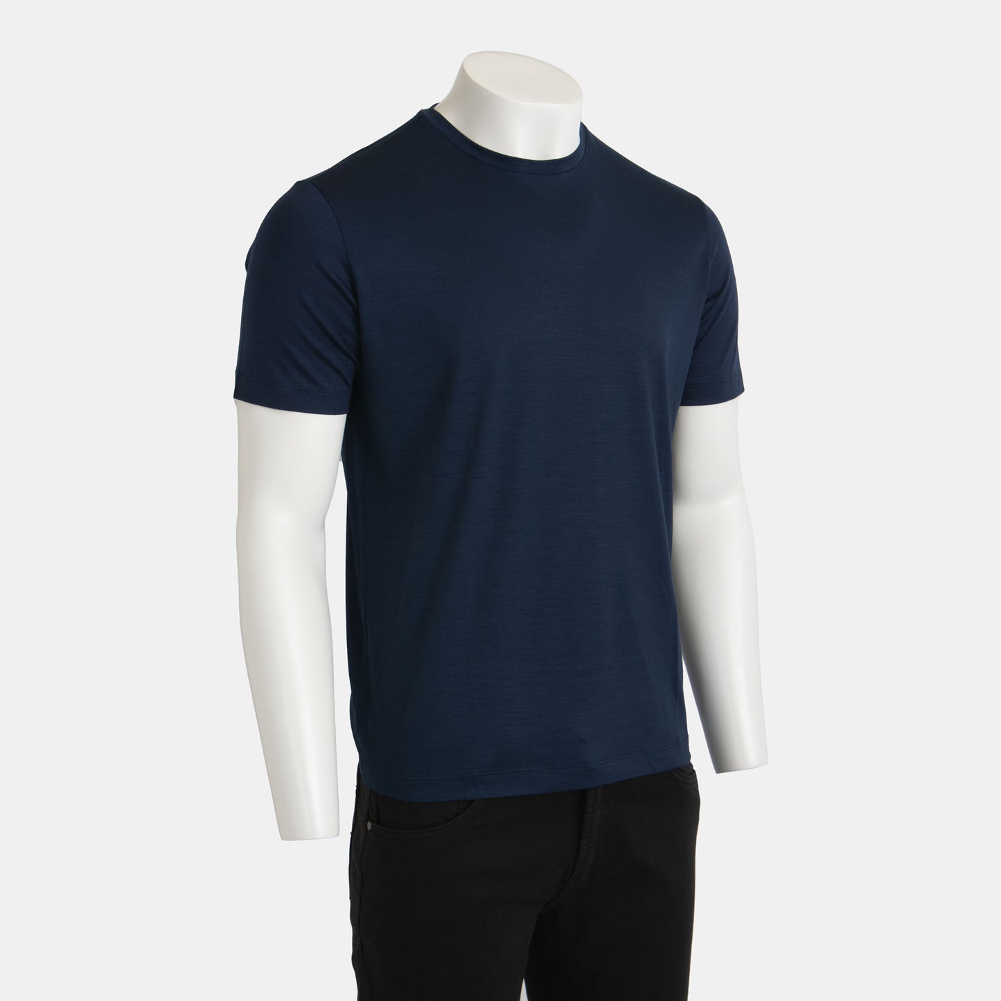 Maurizio Baldassari - The Pure Merino Wool T-Shirt in Navy