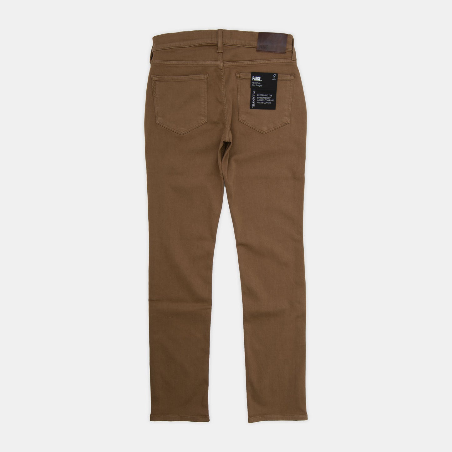 Paige - Federal Slim Straight 5-Pocket Pant in Autumn Leaf