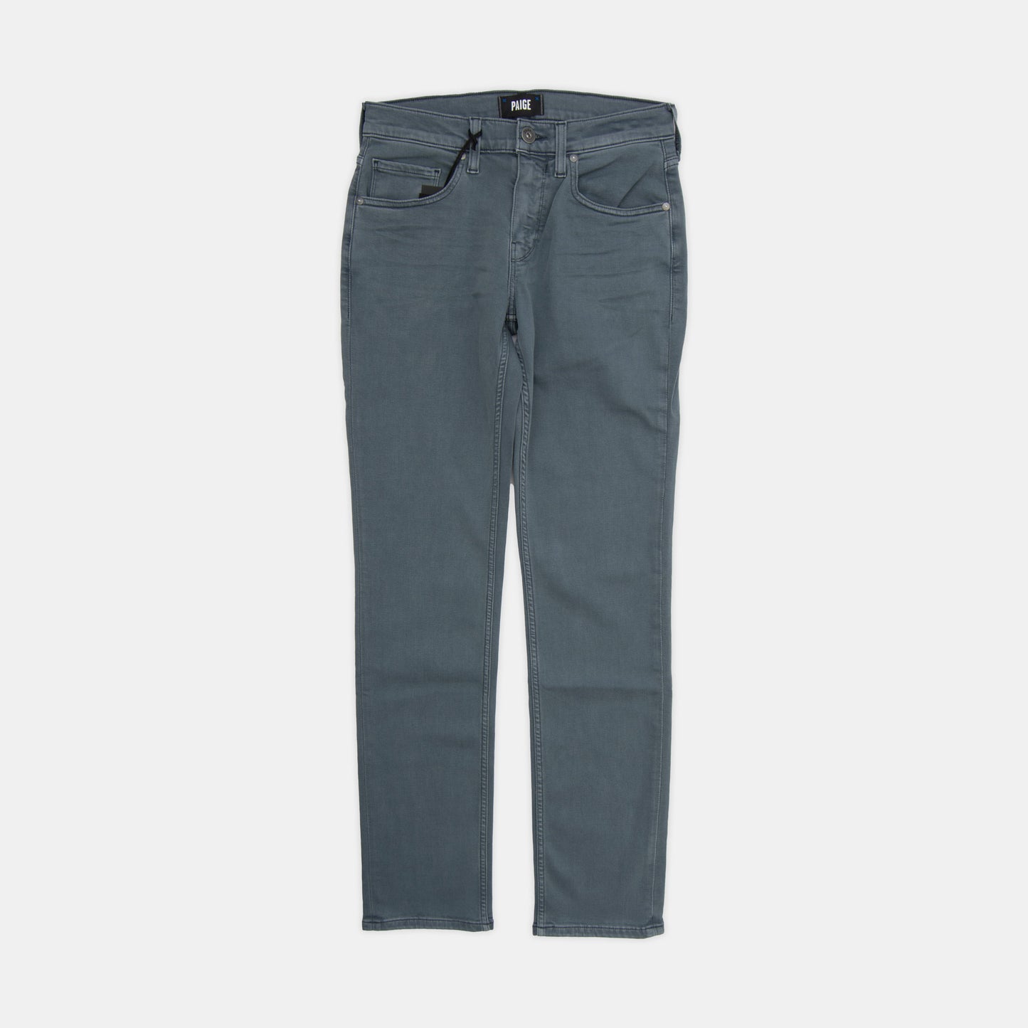 Paige - Federal Slim Straight 5-Pocket Pant in Vintage River Stone Blue