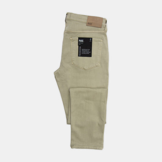 Paige - Lennox Slim 5-Pocket Pant in Vintage Silver Bark