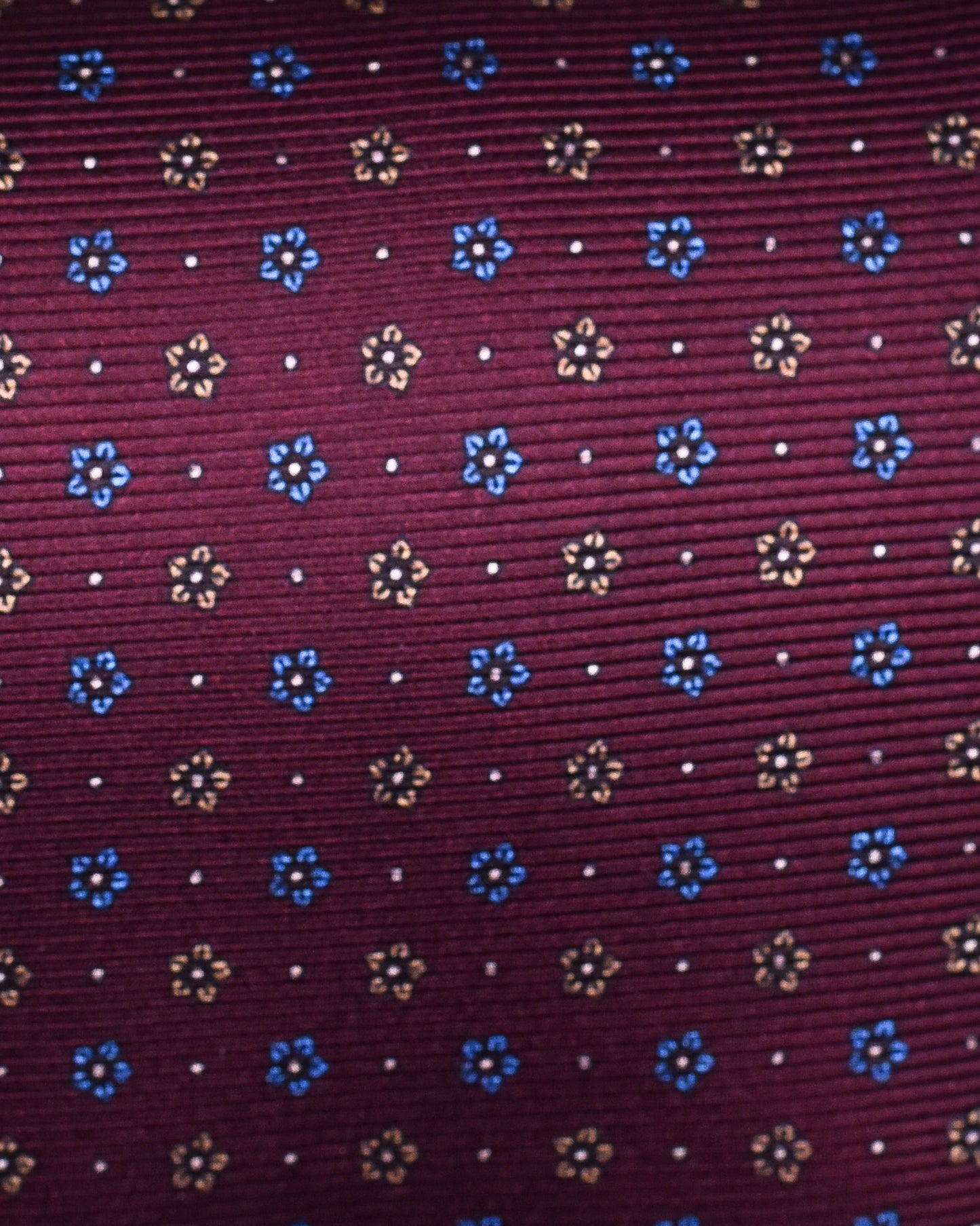 khakis of Carmel - silk printed tie in Burgundy