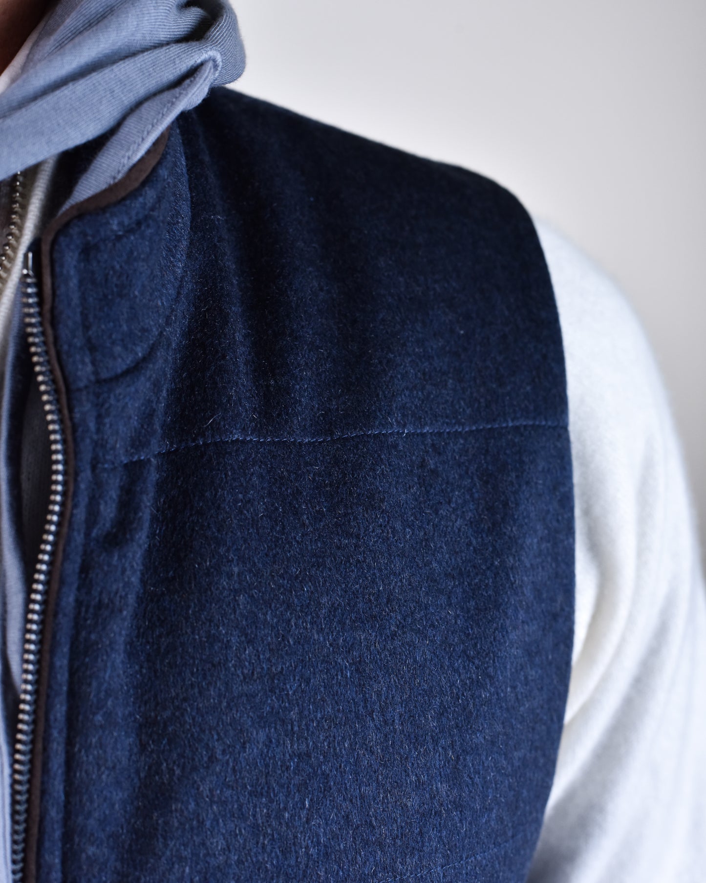 Khaki's of Carmel - Blue Baldassari Cashmere Vest