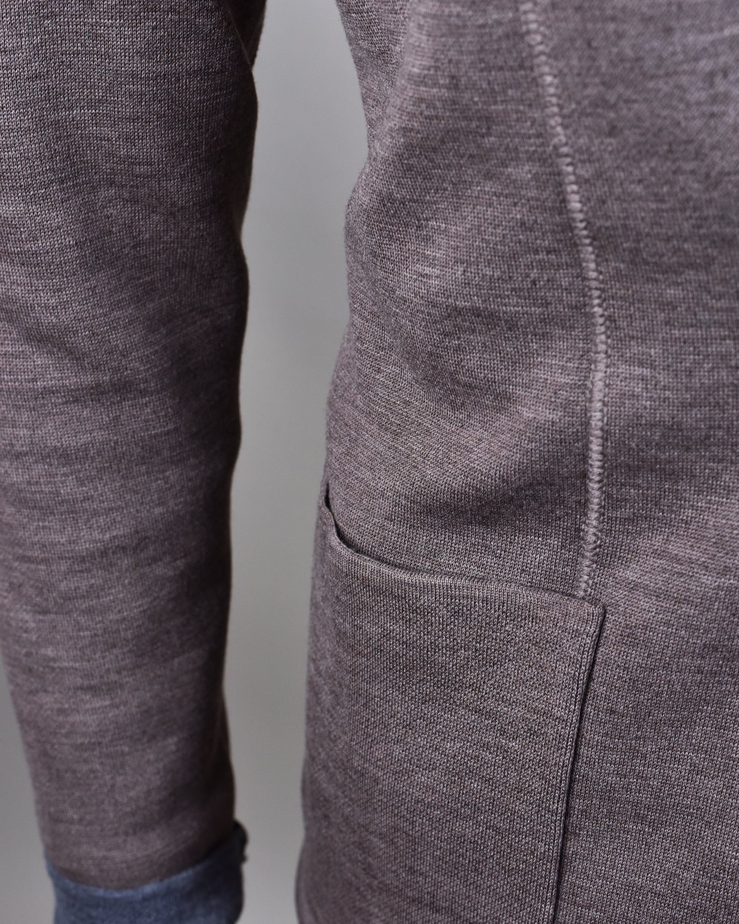 Maurizio Baldassari - Grey Jamaica Rev Knit Swacket