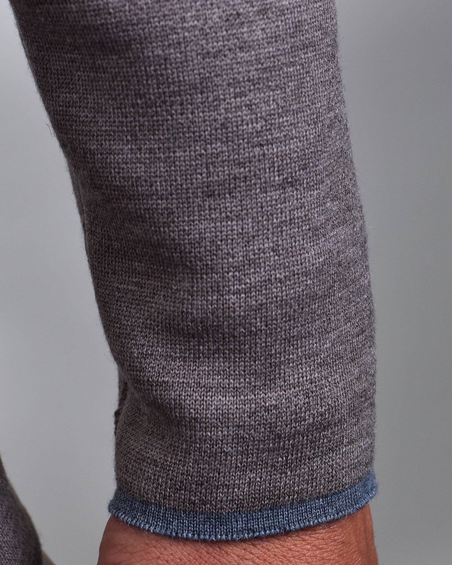 Maurizio Baldassari - Grey Jamaica Rev Knit Swacket