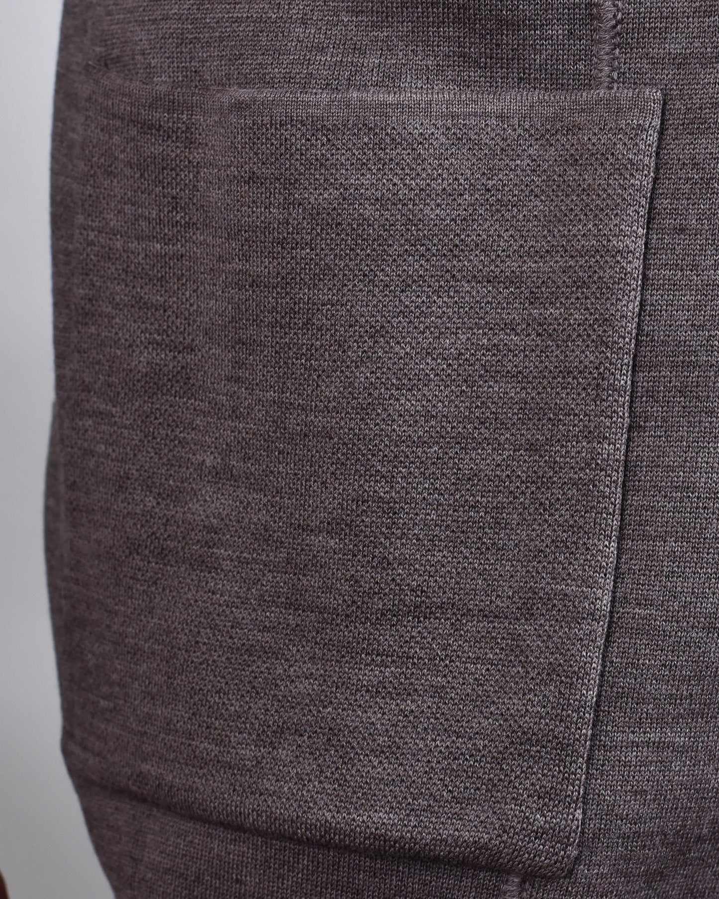 Maurizio Baldassari - Grey Jamaica Rev Knit Swacket
