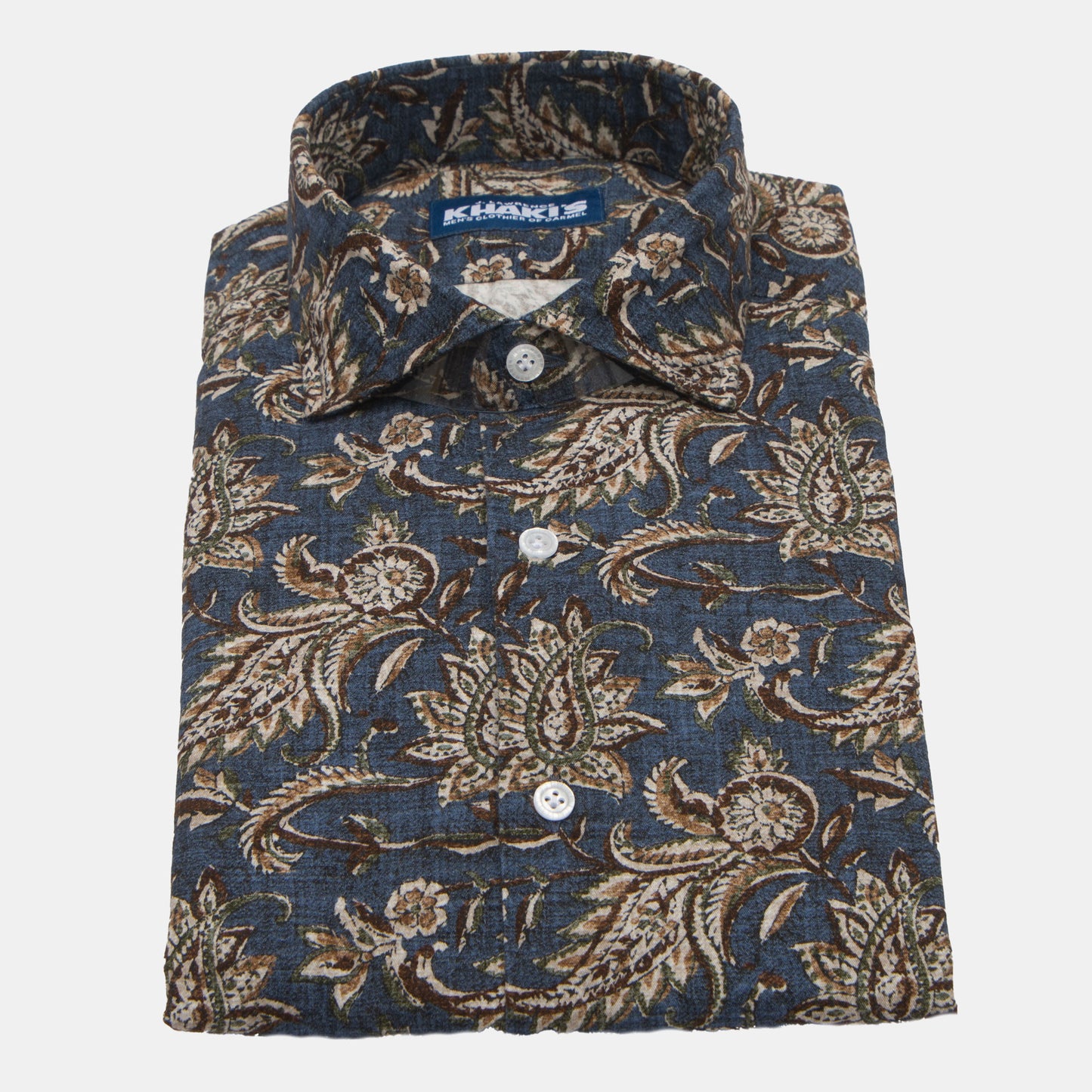 Khaki’s of Carmel - Navy Paisley Shirt