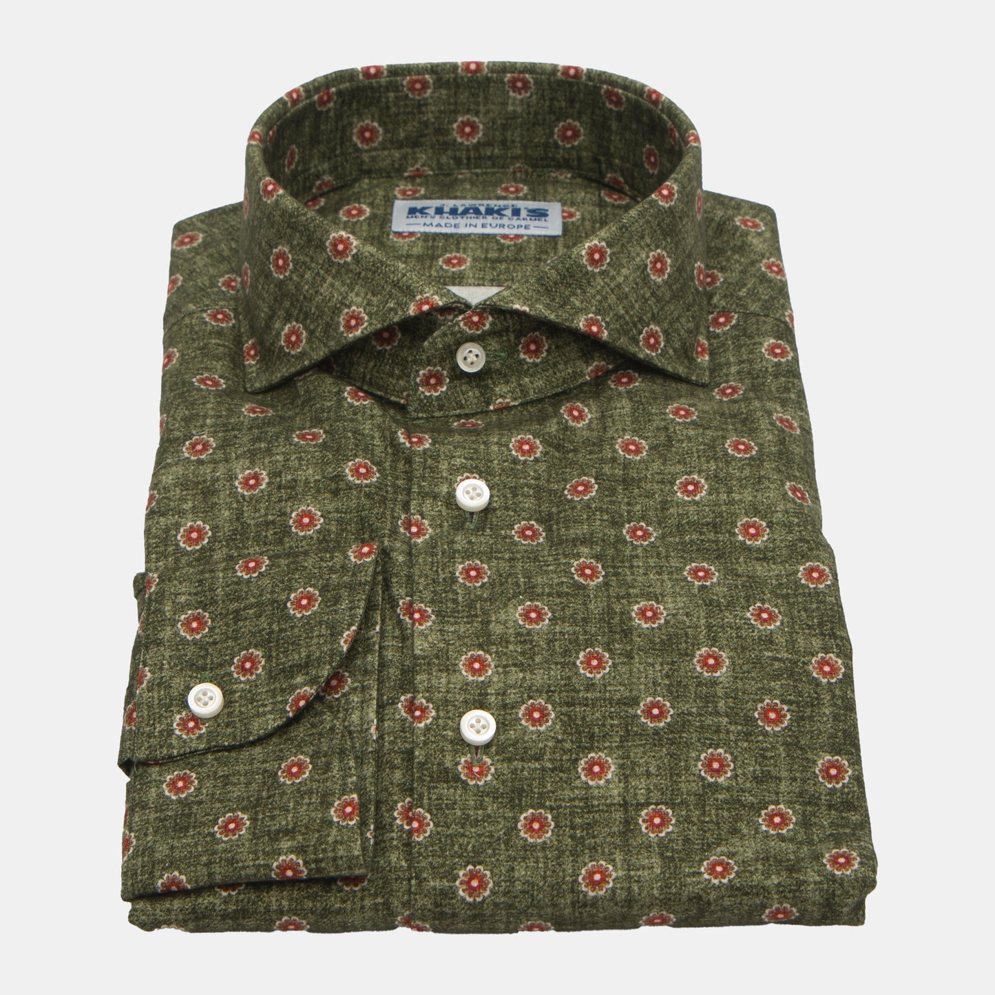 Khaki’s of Carmel - Olive Print Shirt