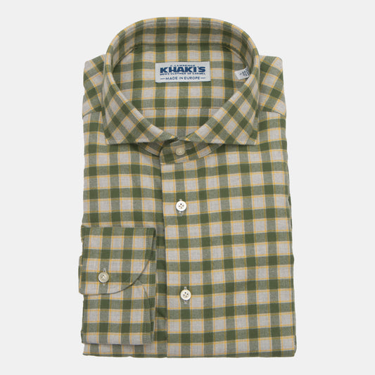 Khaki’s of Carmel - Green Melange Plaid