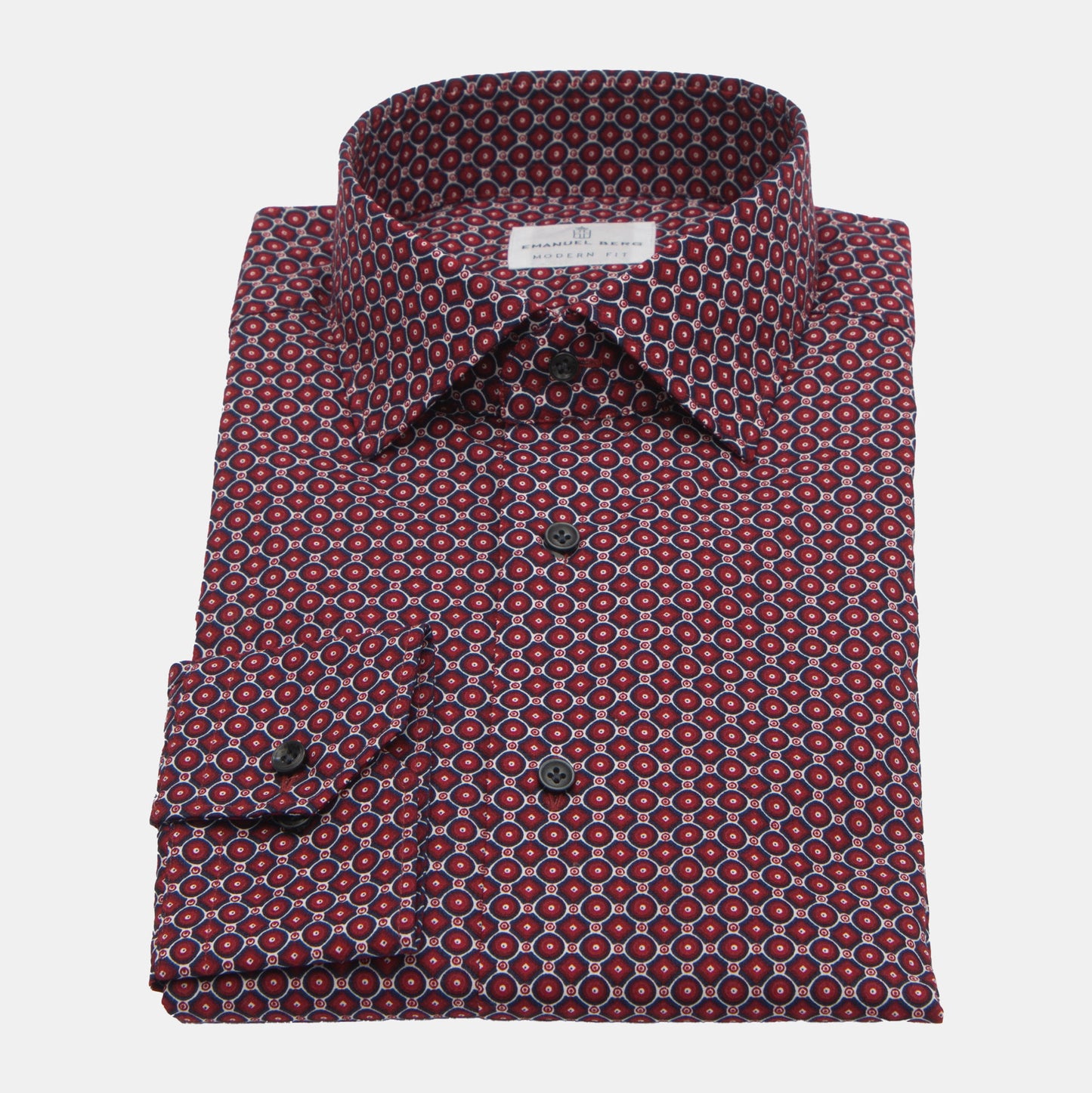 Khaki’s of Carmel - Burgundy Print Shirt