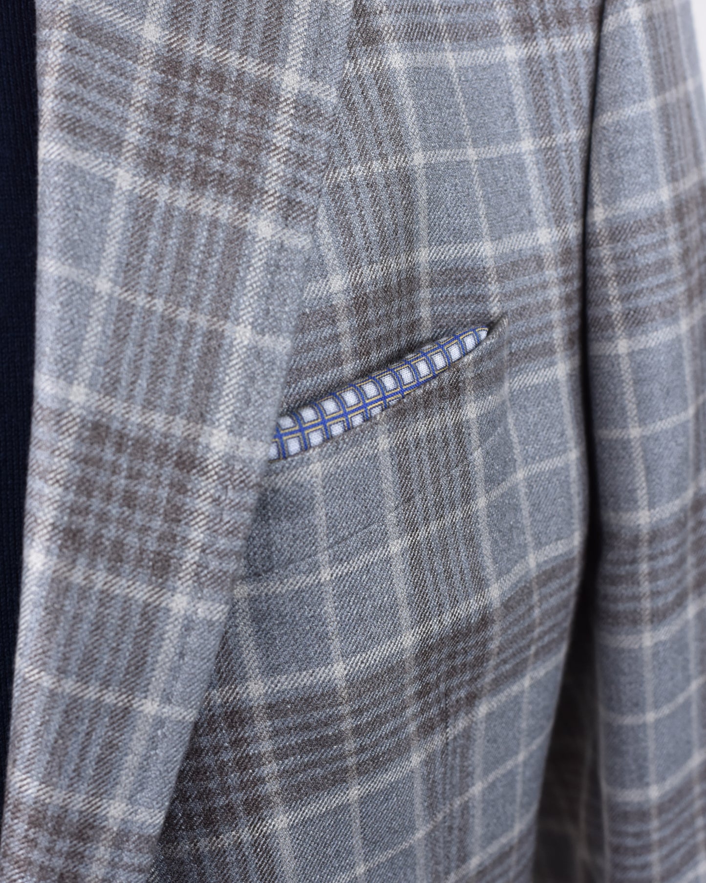 The Basement - Empire Grey Checked Coat