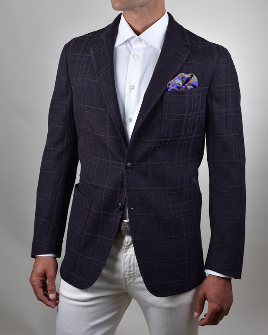 Canali - Brown Button-Front Soft Coat