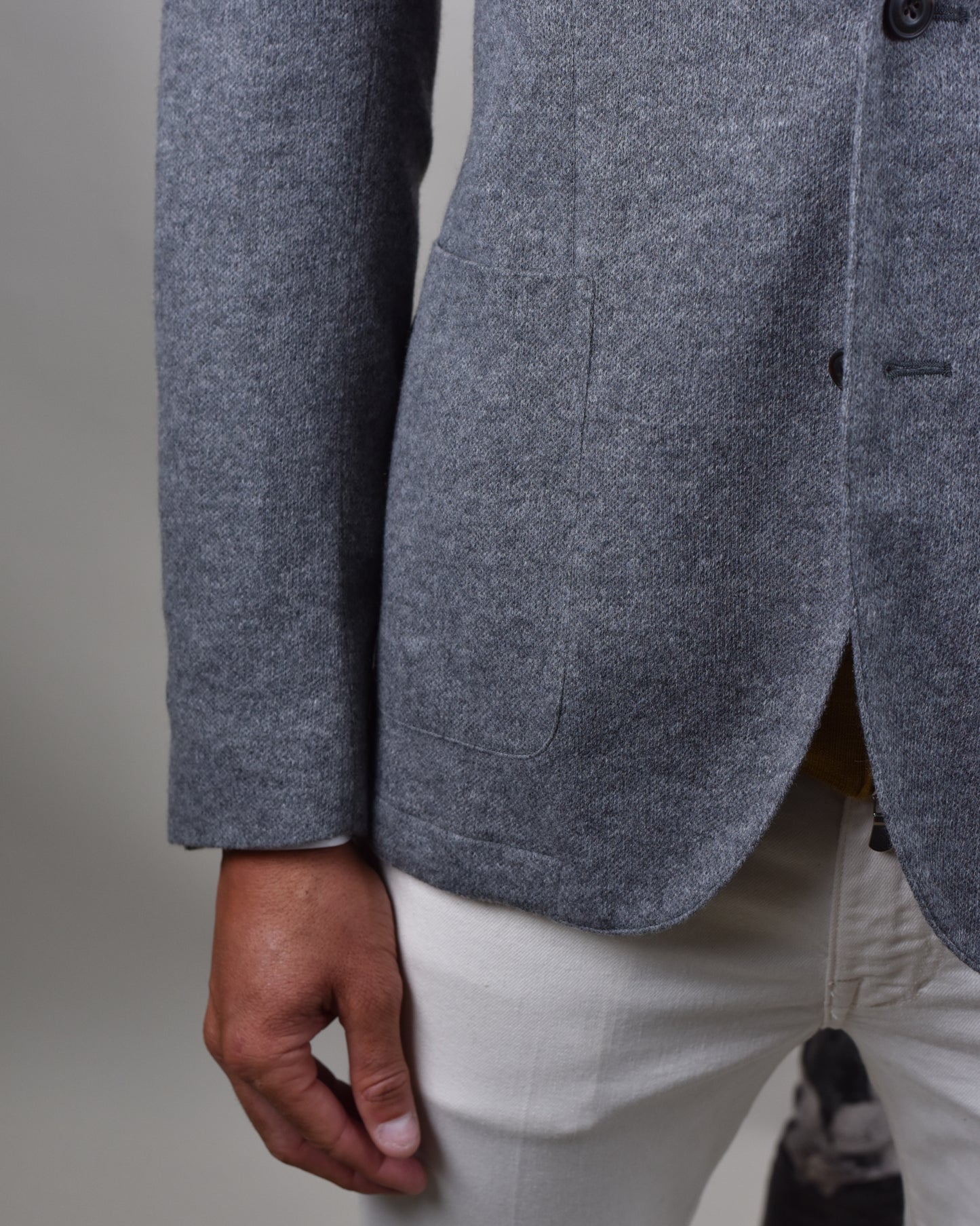 Khakis of Carmel - Grey Soft Coat