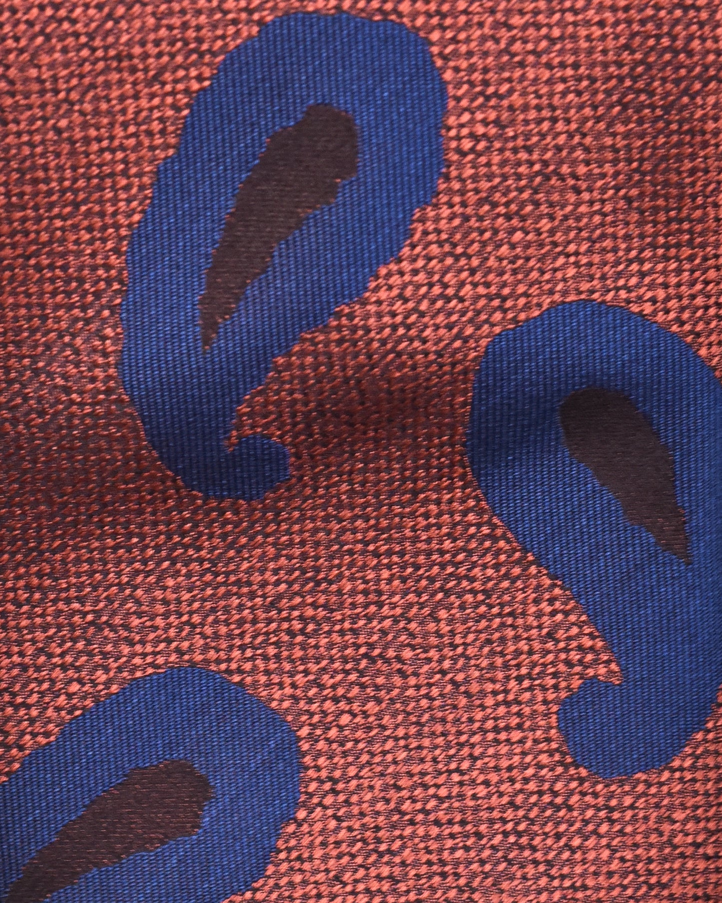 khakis of Carmel - silk printed tie in Orange