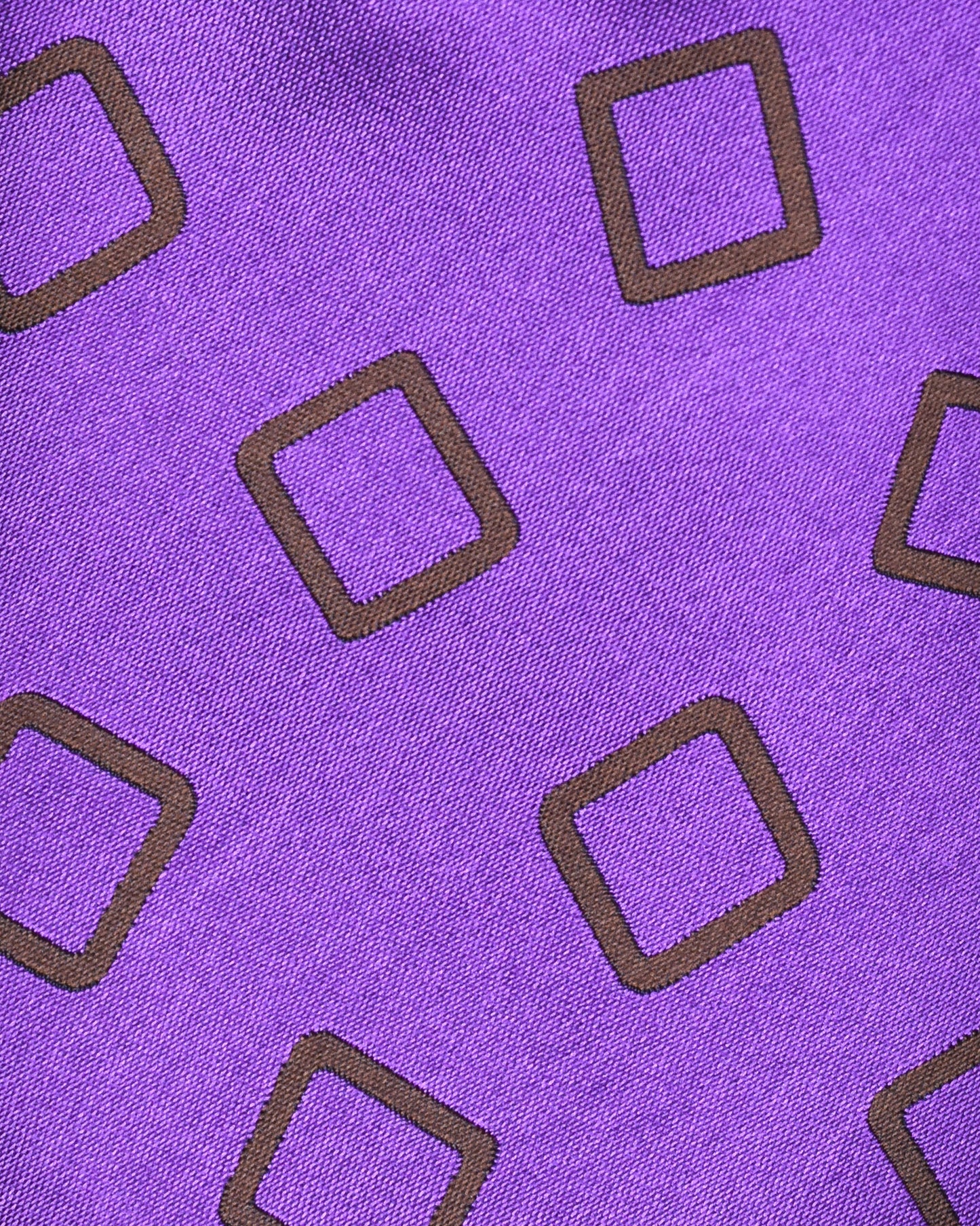 khakis of Carmel - silk printed tie in Purple and Brown