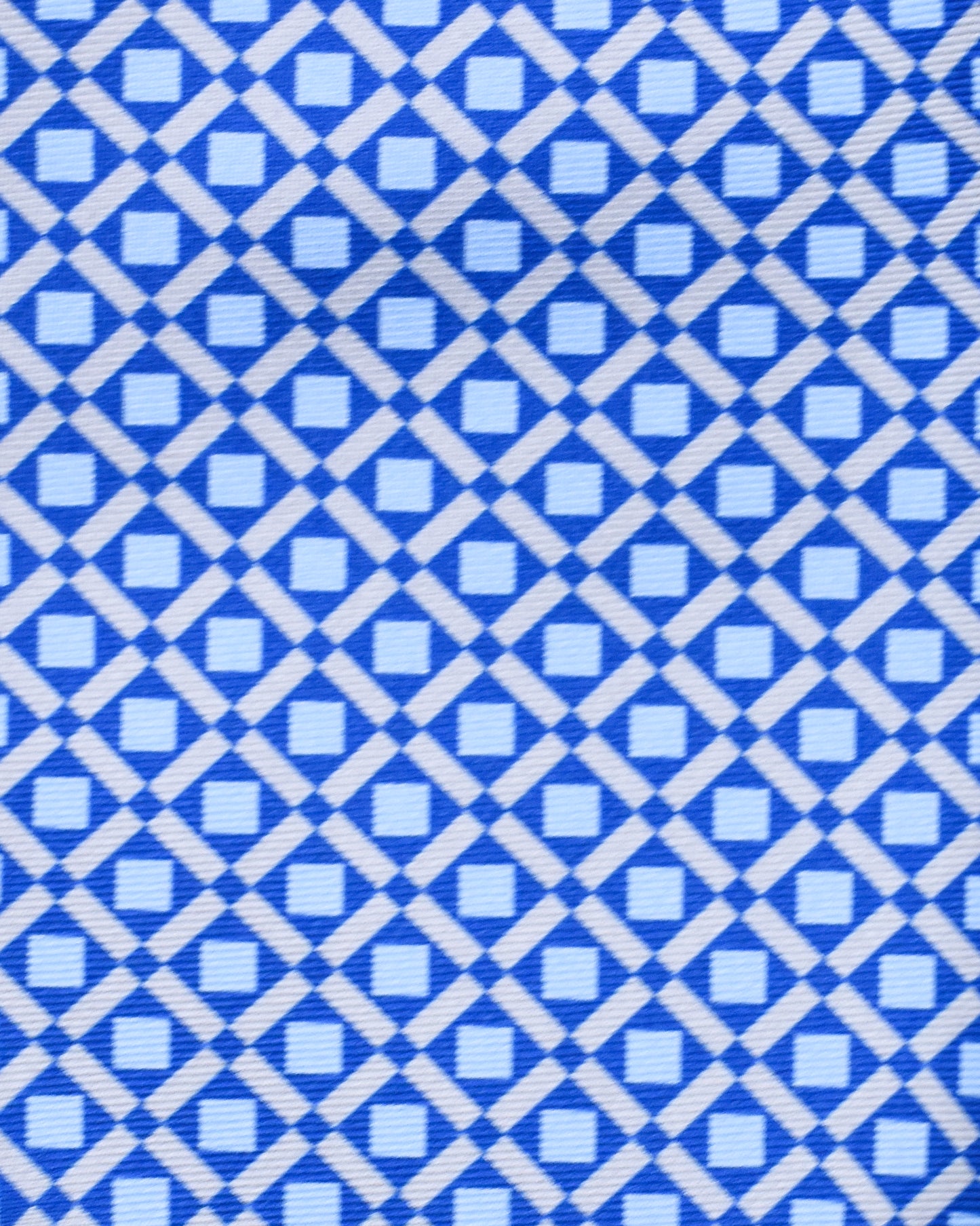 khakis of Carmel - silk printed tie in Blue