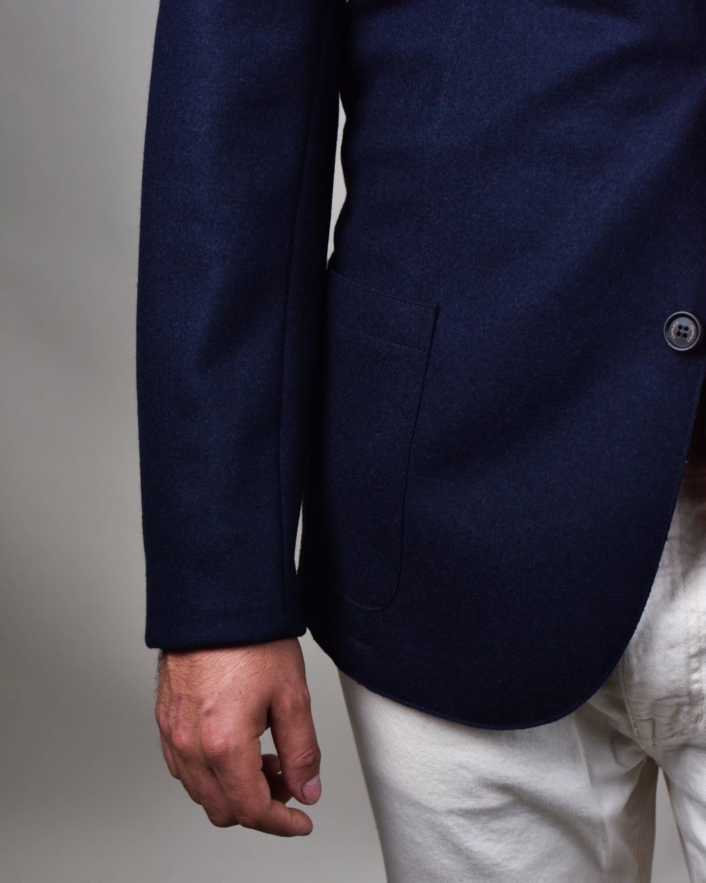 Eleventy - Blue Jacket Capuche