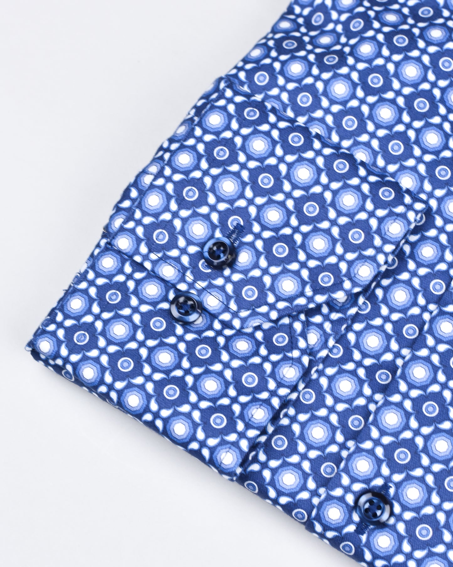 Khaki’s of Carmel - Blue Technical Patterned Shirt
