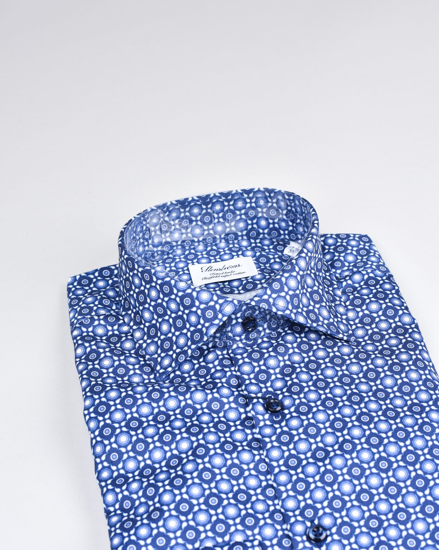 Khaki’s of Carmel - Blue Technical Patterned Shirt