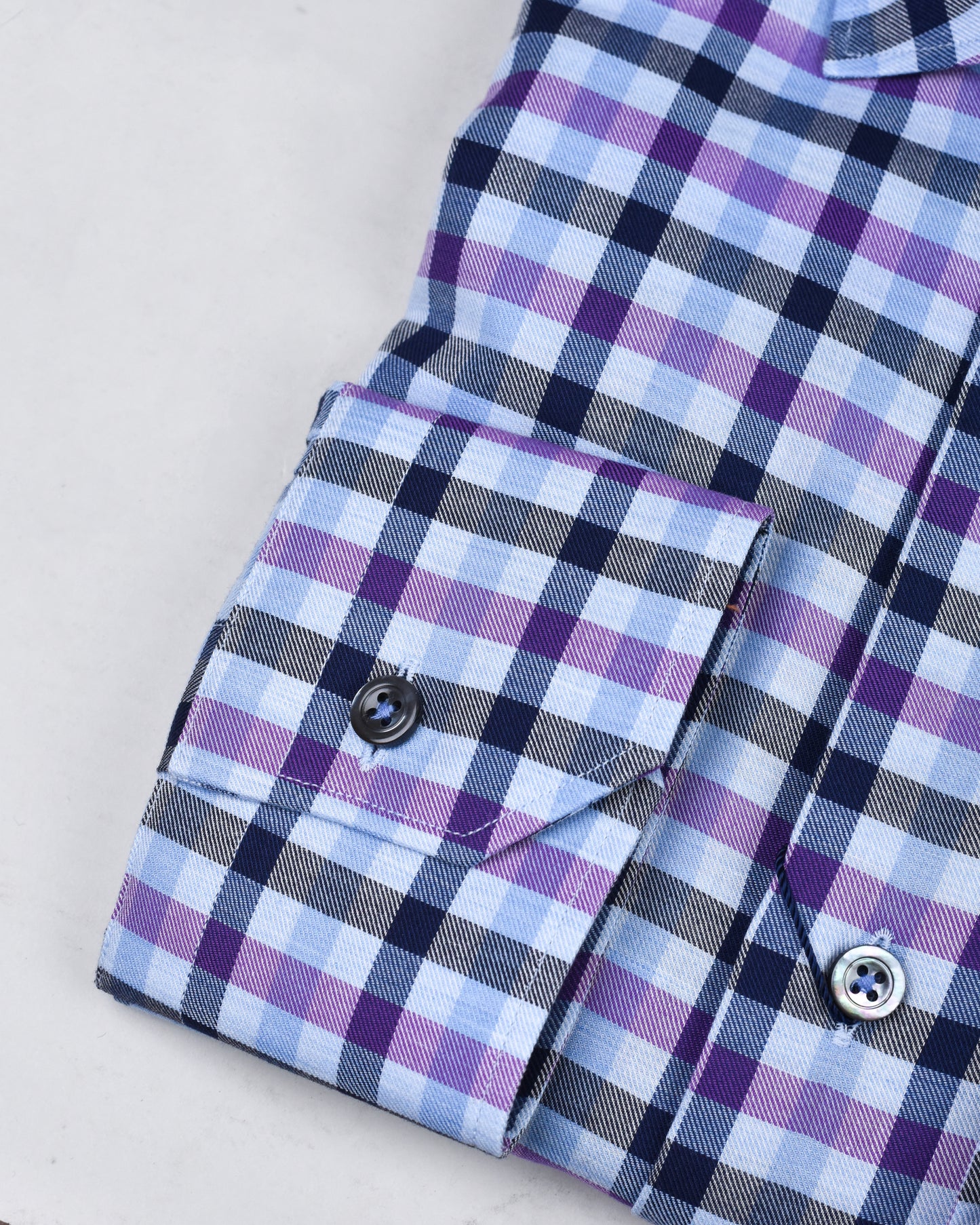 Khaki’s of Carmel - Purple Technical Patterned Shirt
