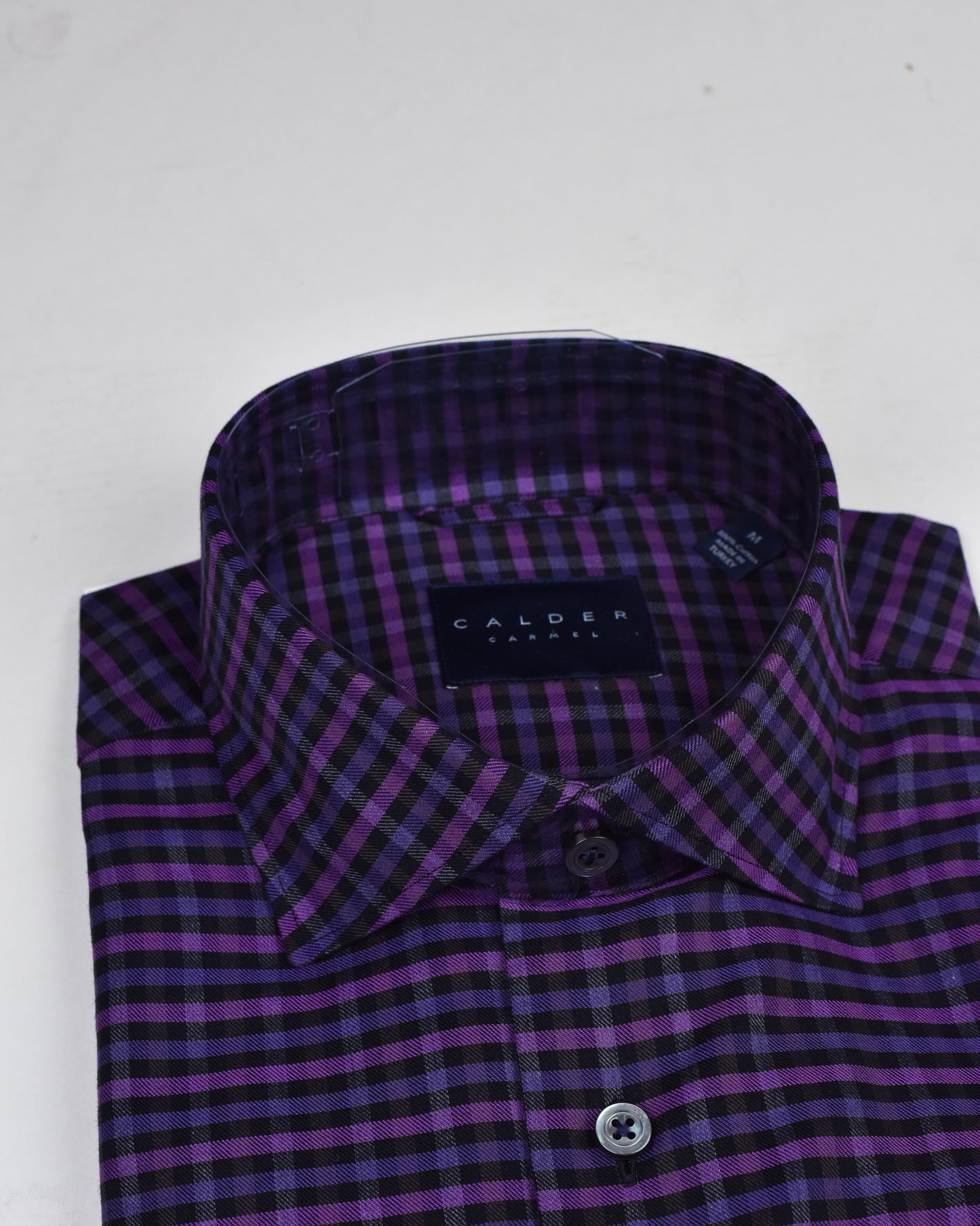Khaki’s of Carmel - Dark Purple Technical Patterned Shirt