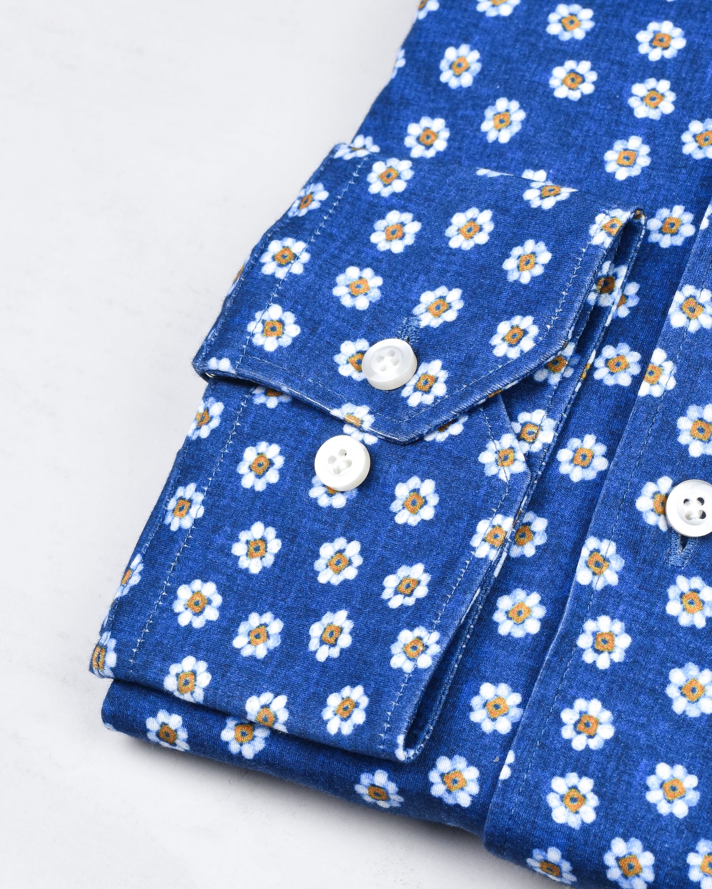 Khaki’s of Carmel - Blue Technical Patterned Shirt