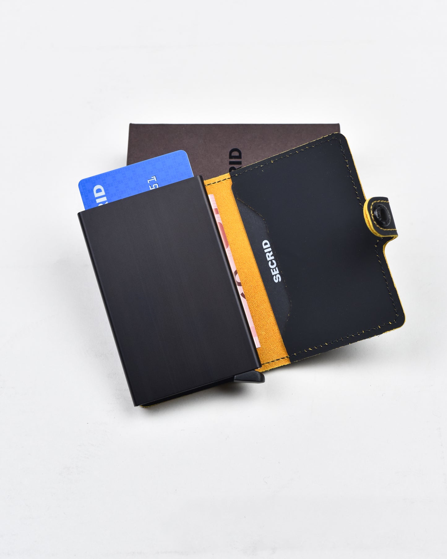 Secrid - Miniwallet in Matte Black / Yellow