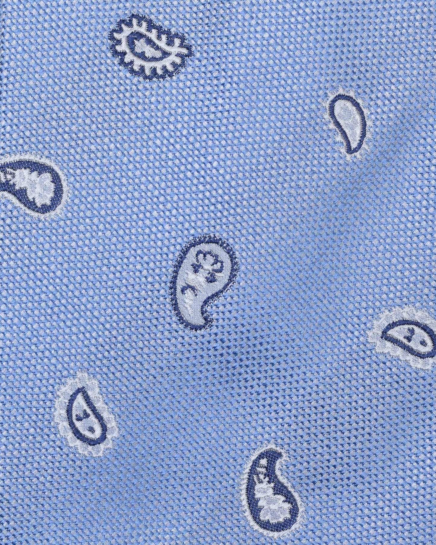 Khakis of Carmel - Silk Printed Tie in Light Blue