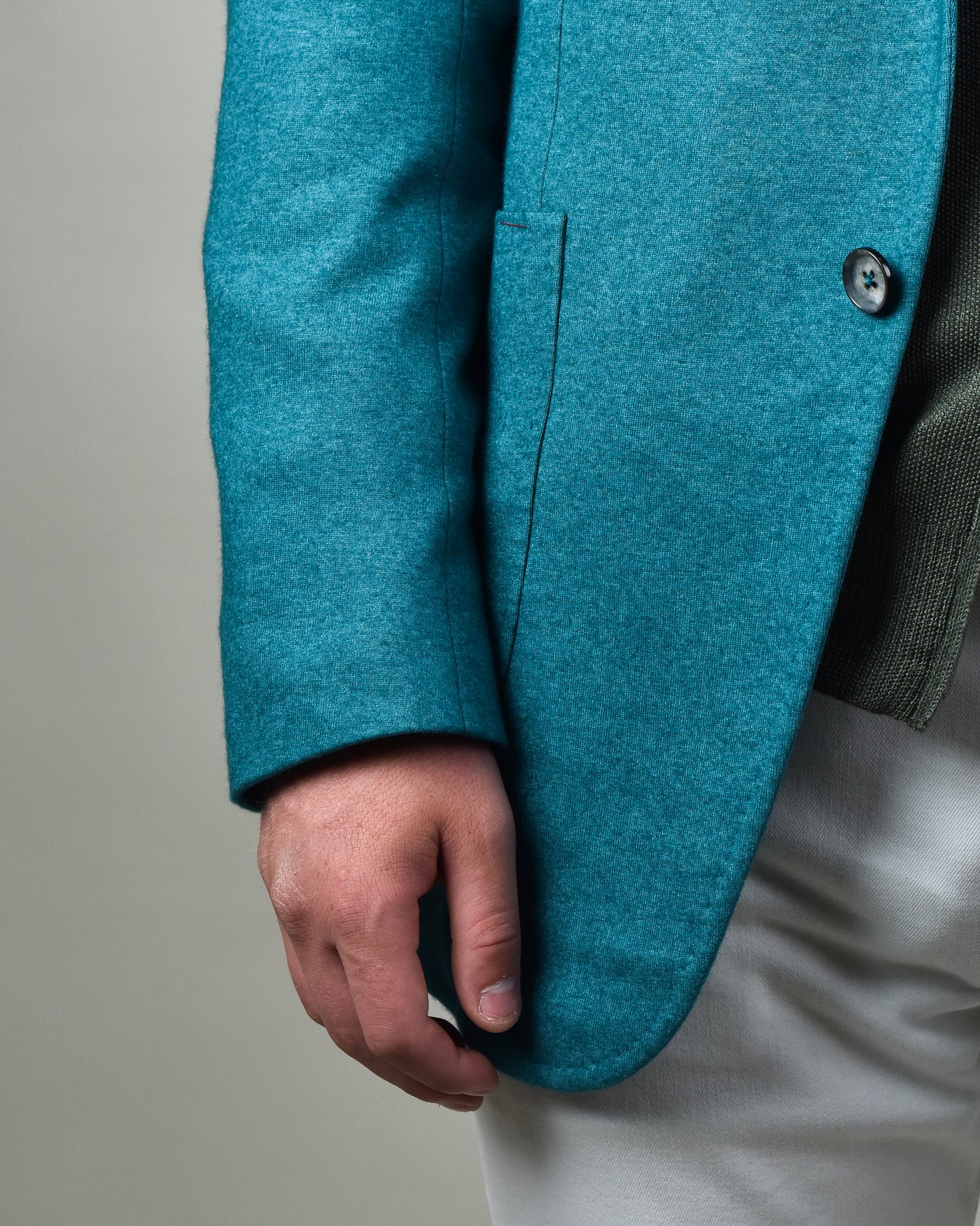 Isaia - Teal Soft Coat