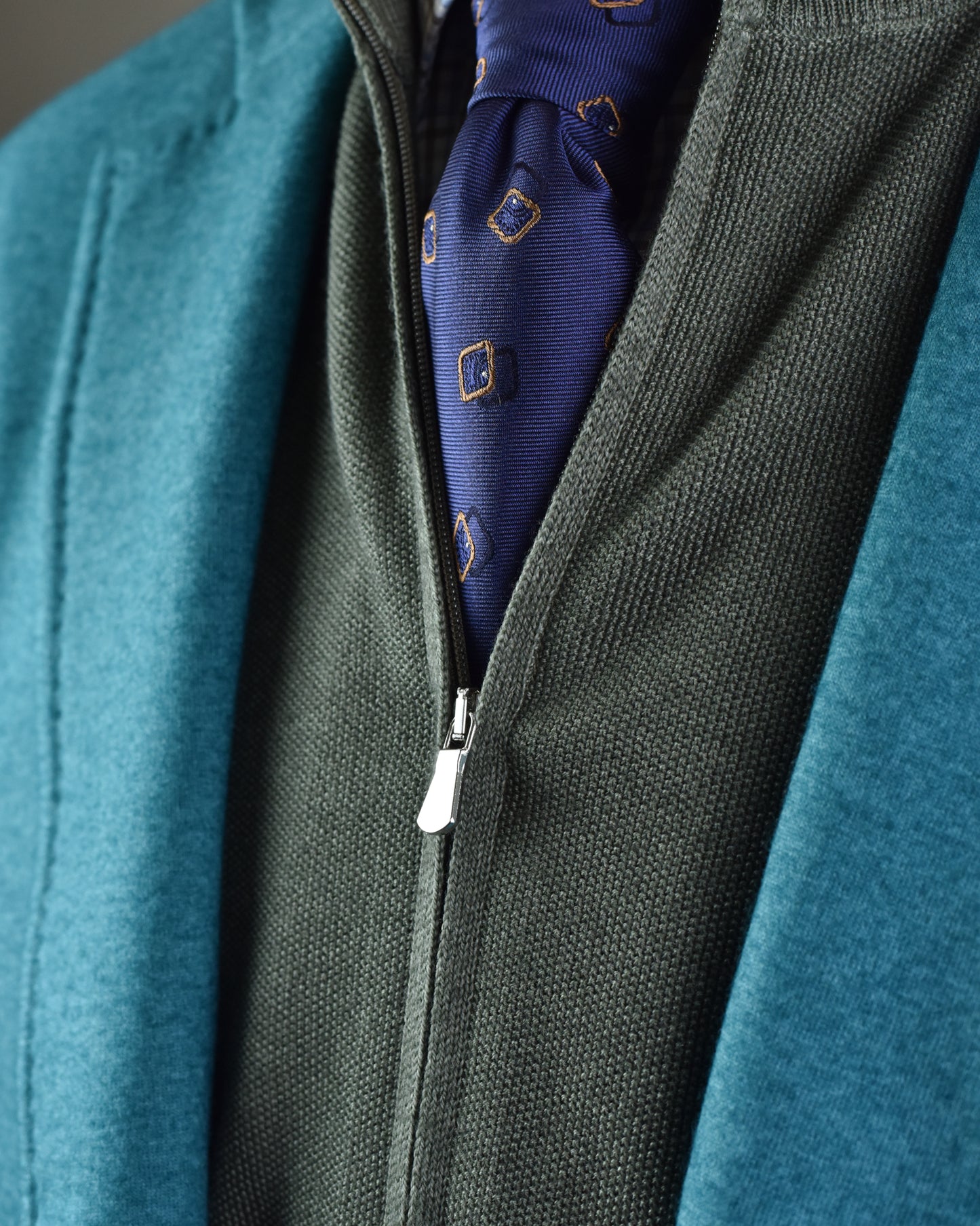 Isaia - Teal Soft Coat