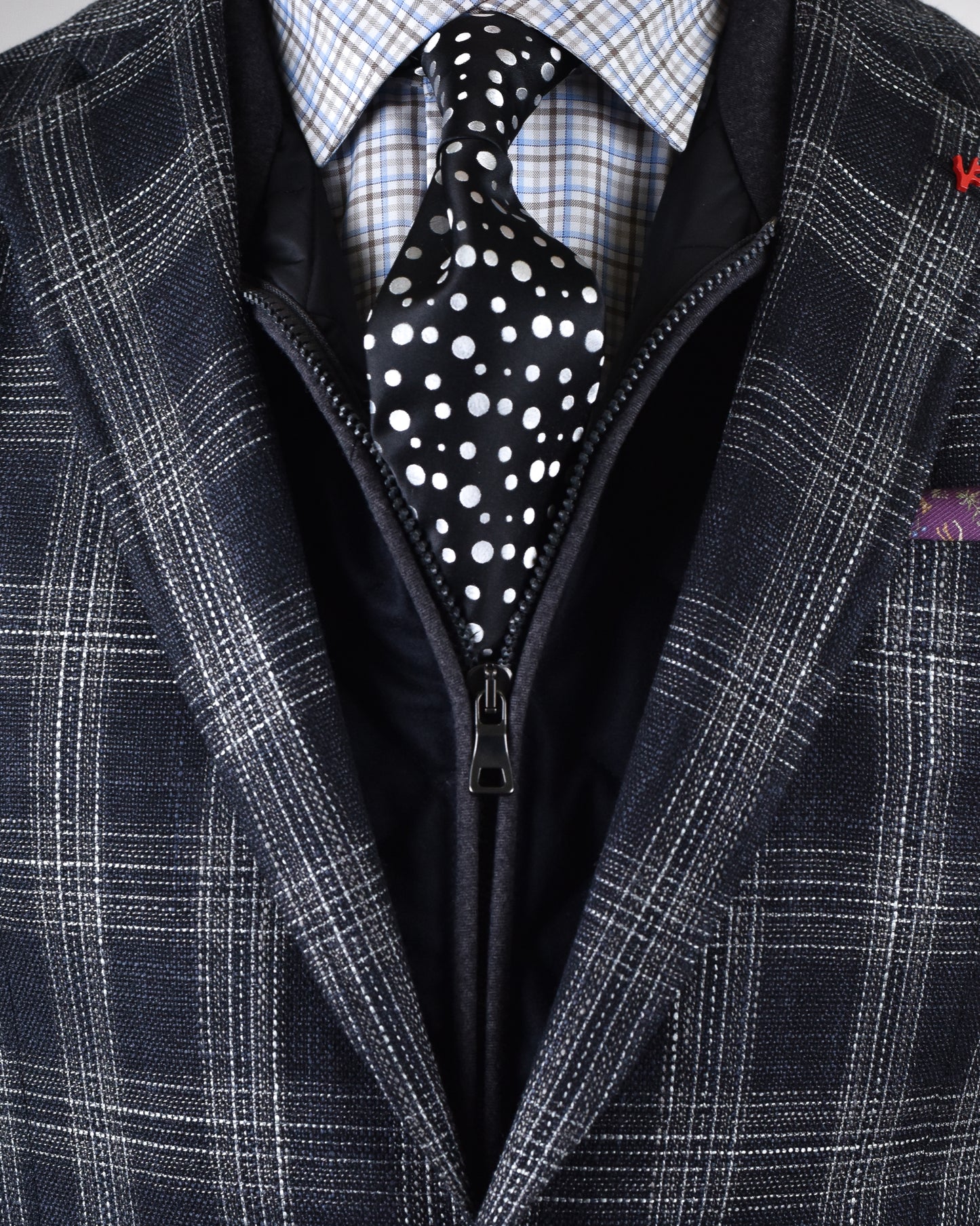 Isaia - Black Check Sport Coat