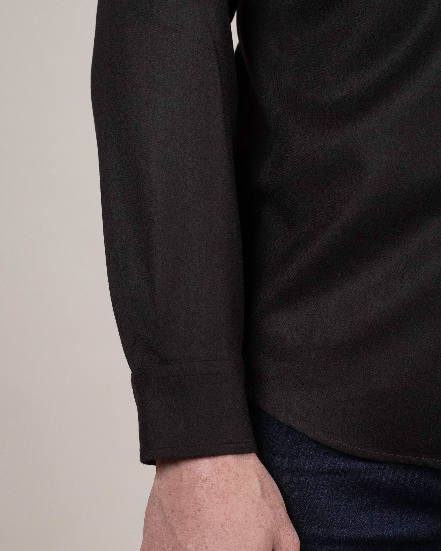 pescarolo snap front overshirt