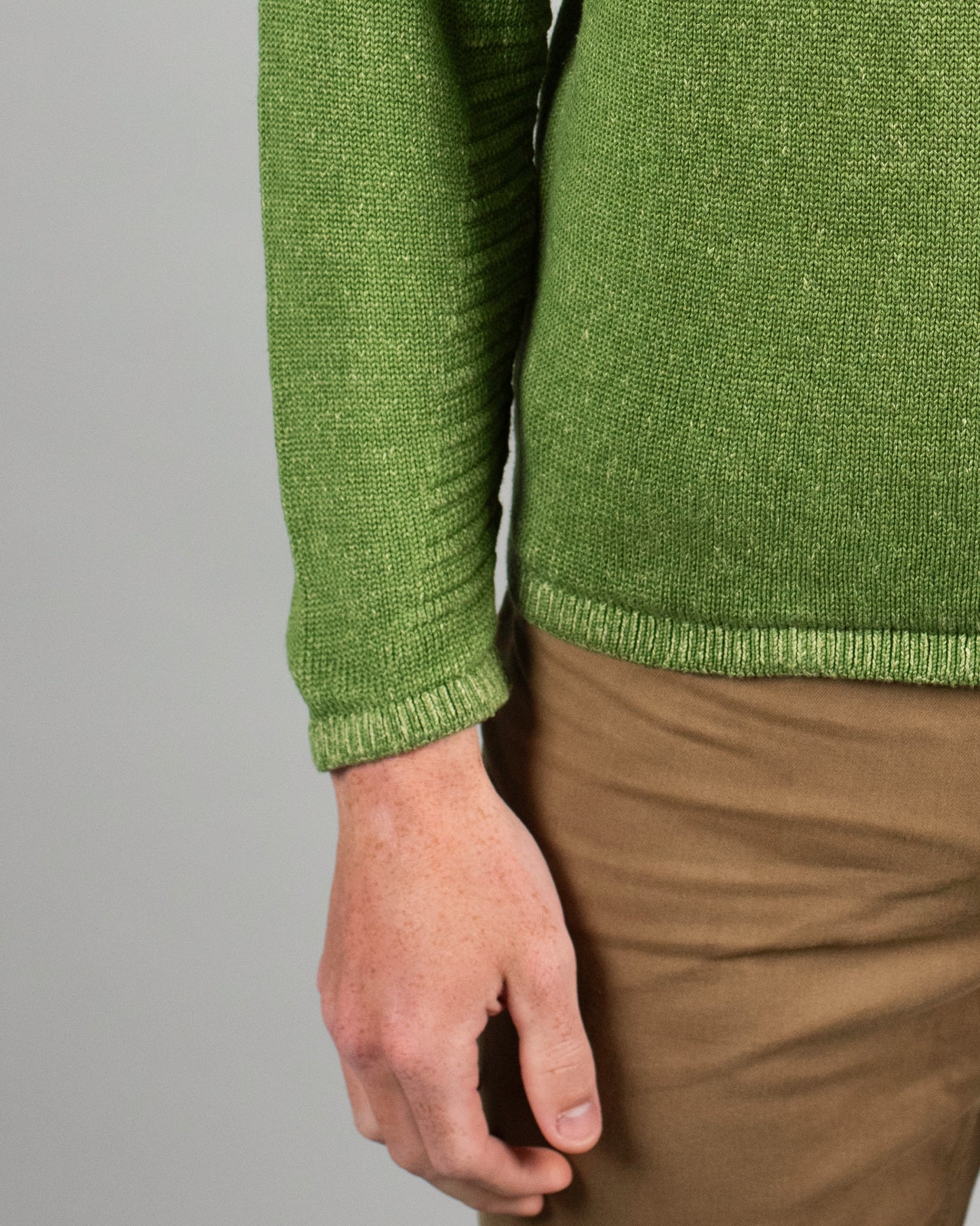 inis meain linen crewneck sweater