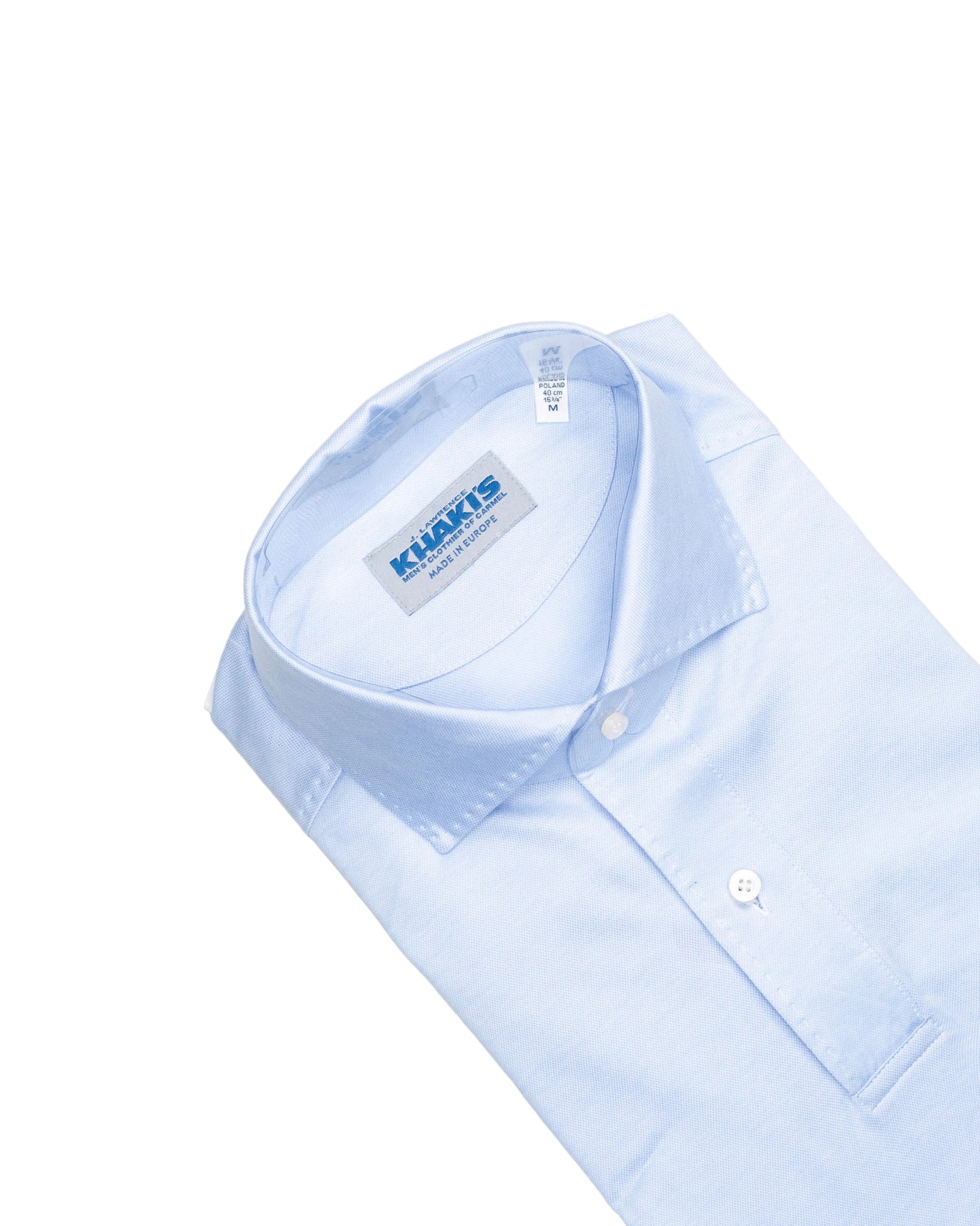khakis brand lt blue luxe polo