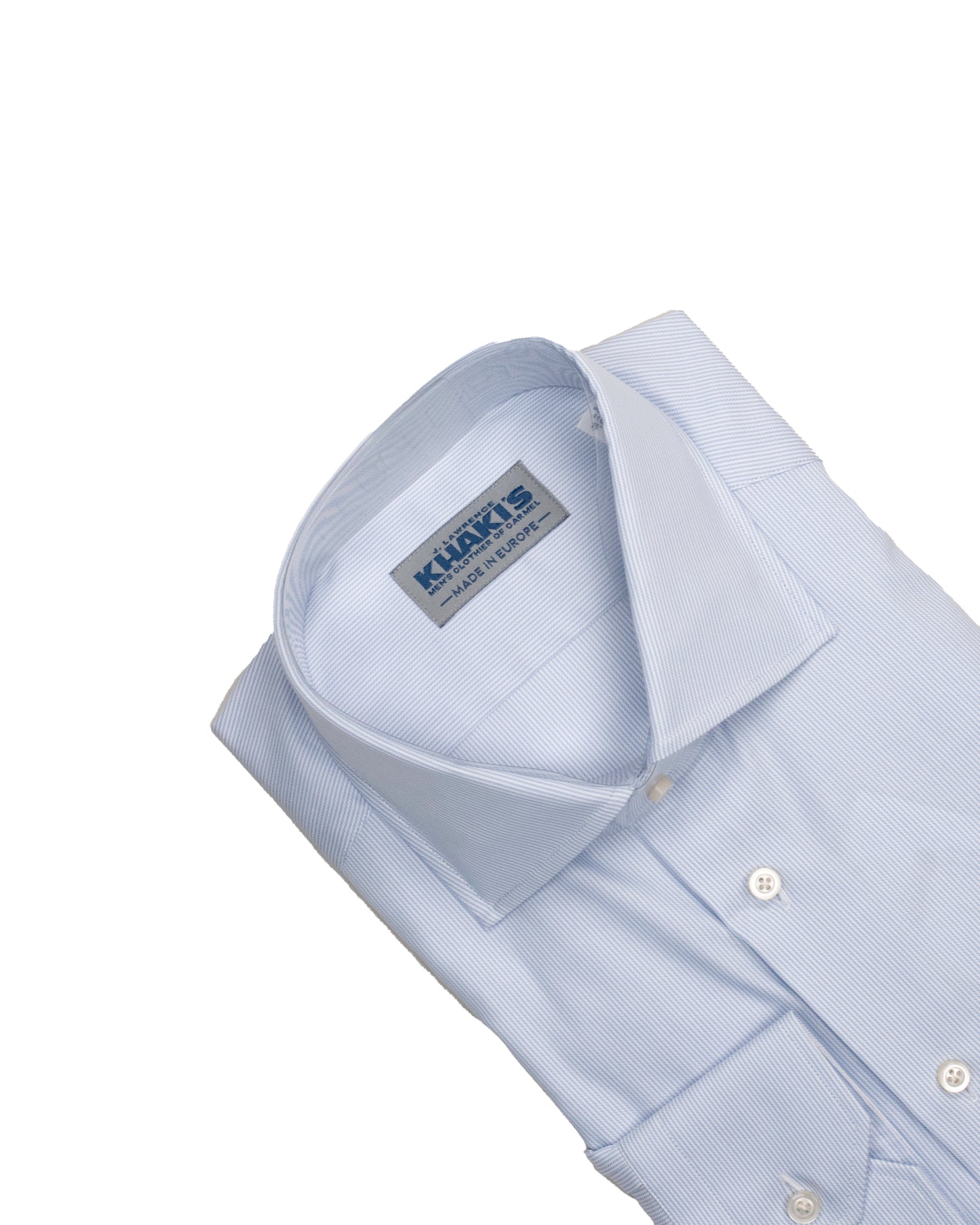 khakis brand blue stripe shirt
