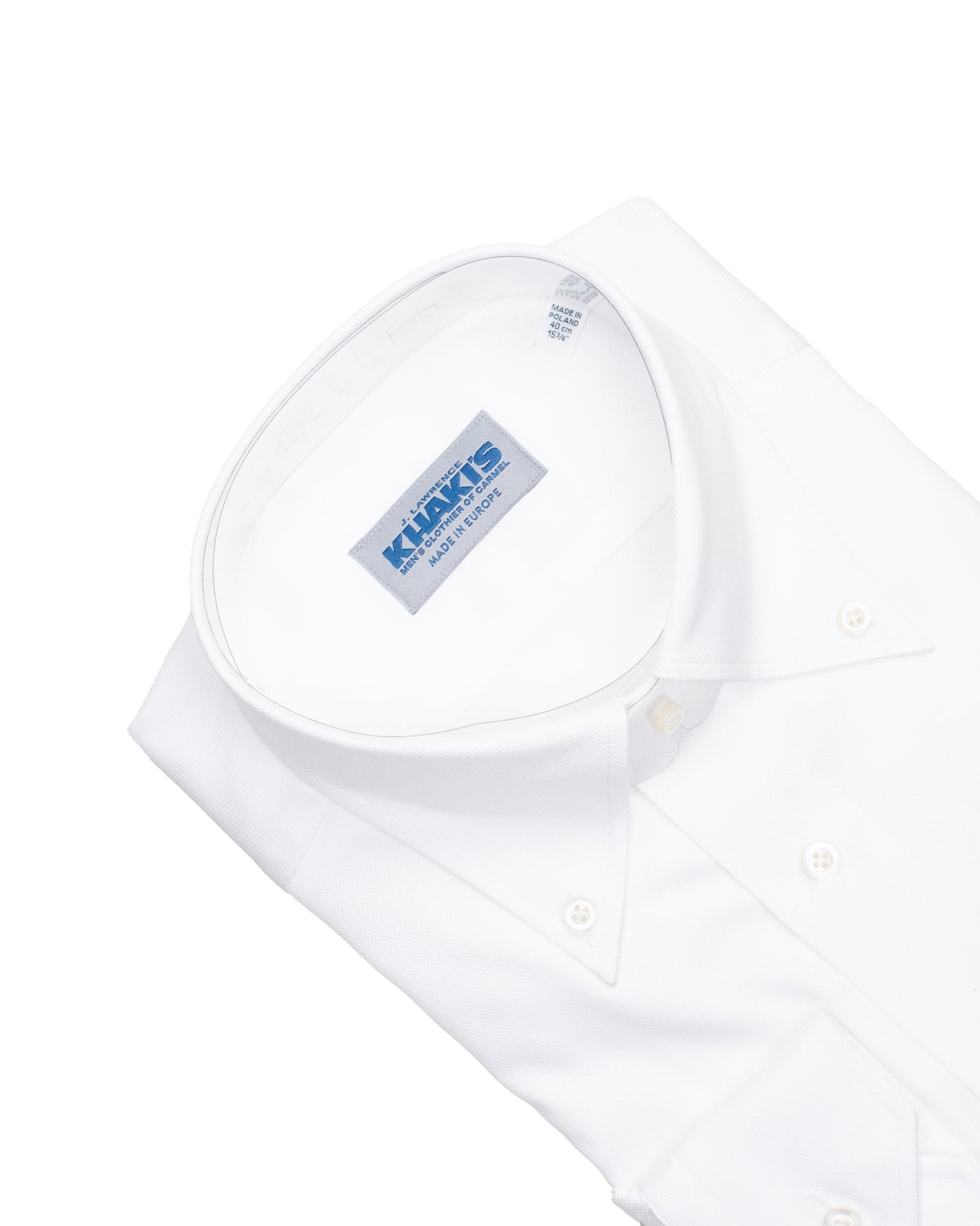 khakis brand solid white dress shirt