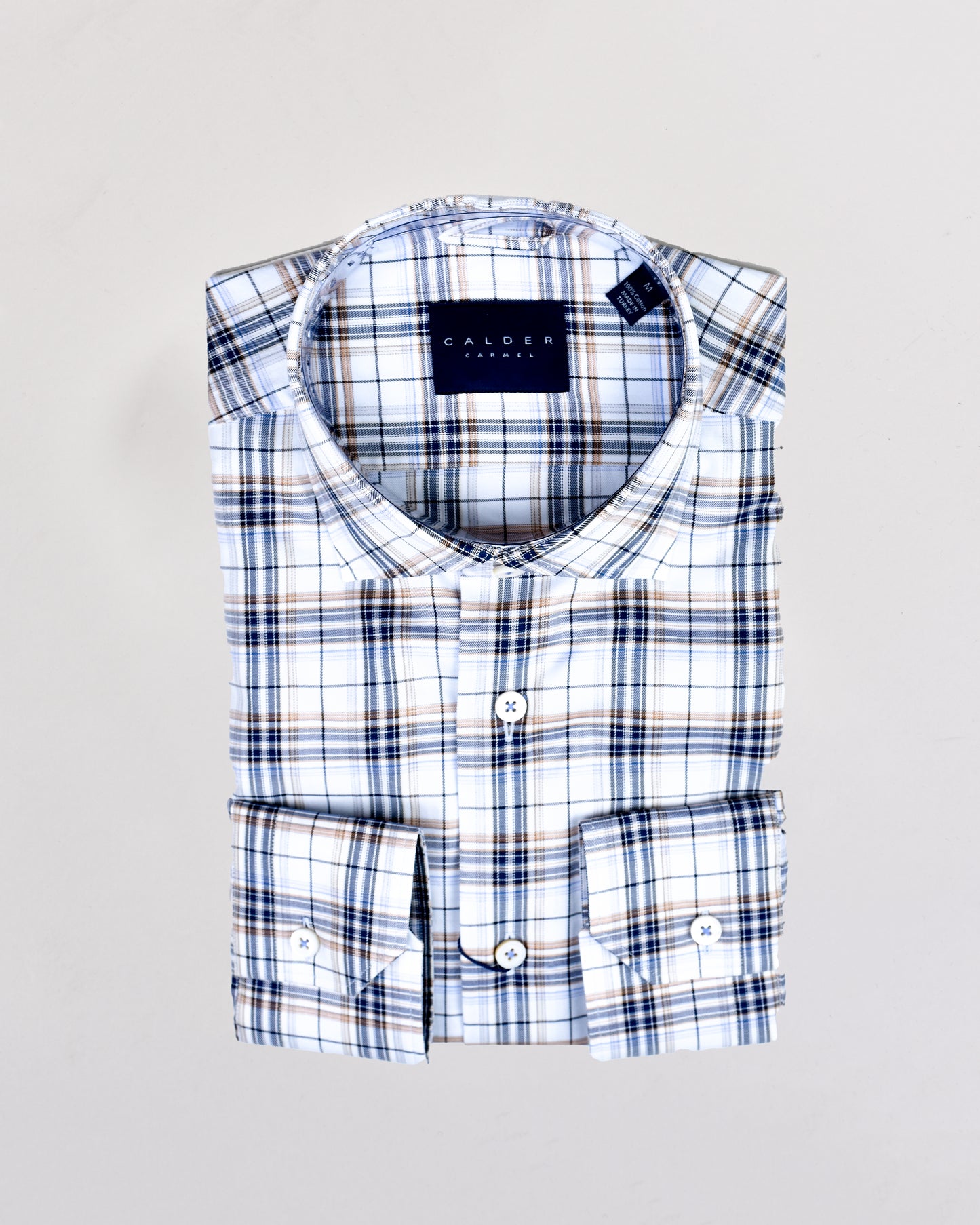 Khaki’s of Carmel - Calder Carmel Melange Oxford Sport Shirt