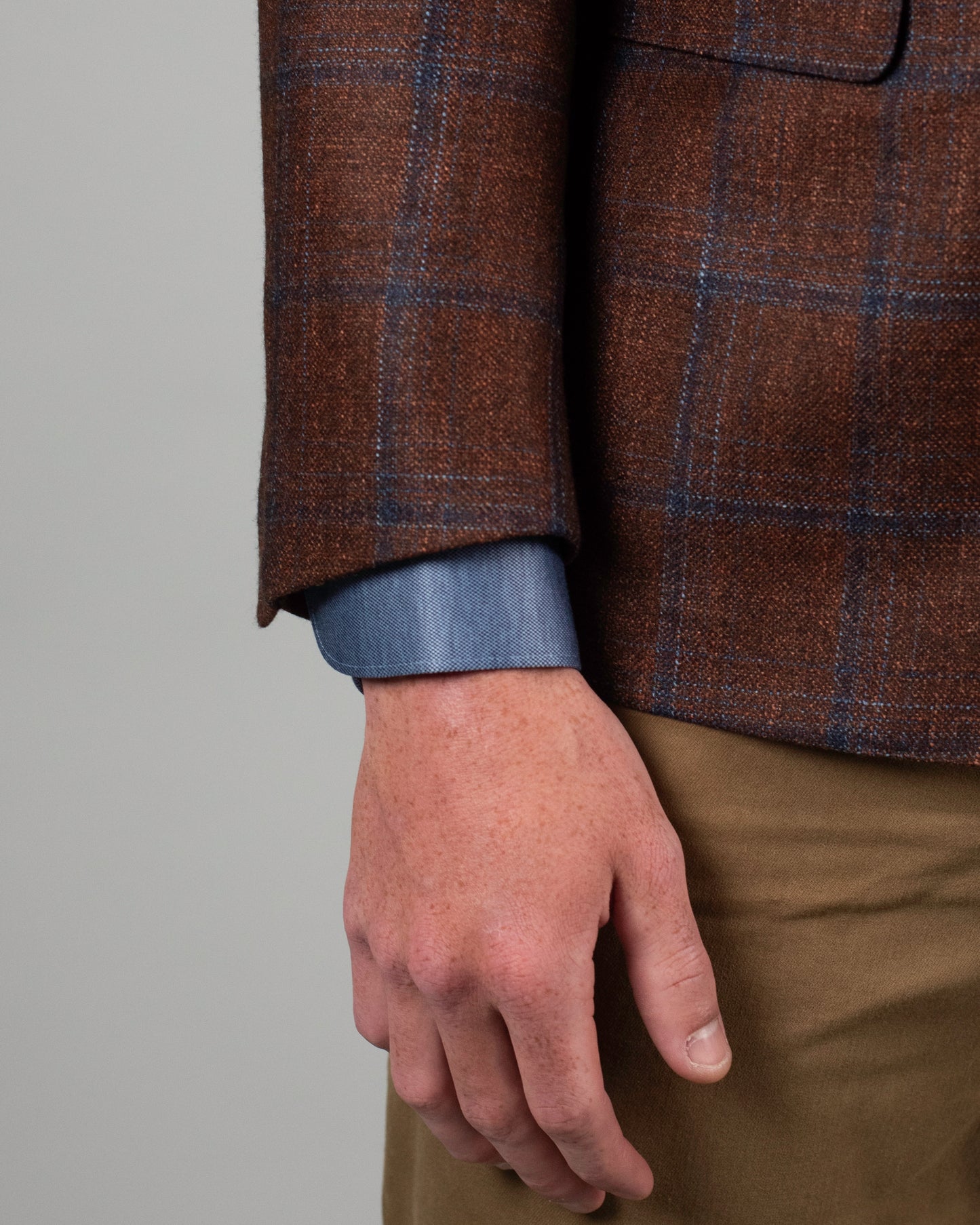 ravazzolo rust plaid sportcoat