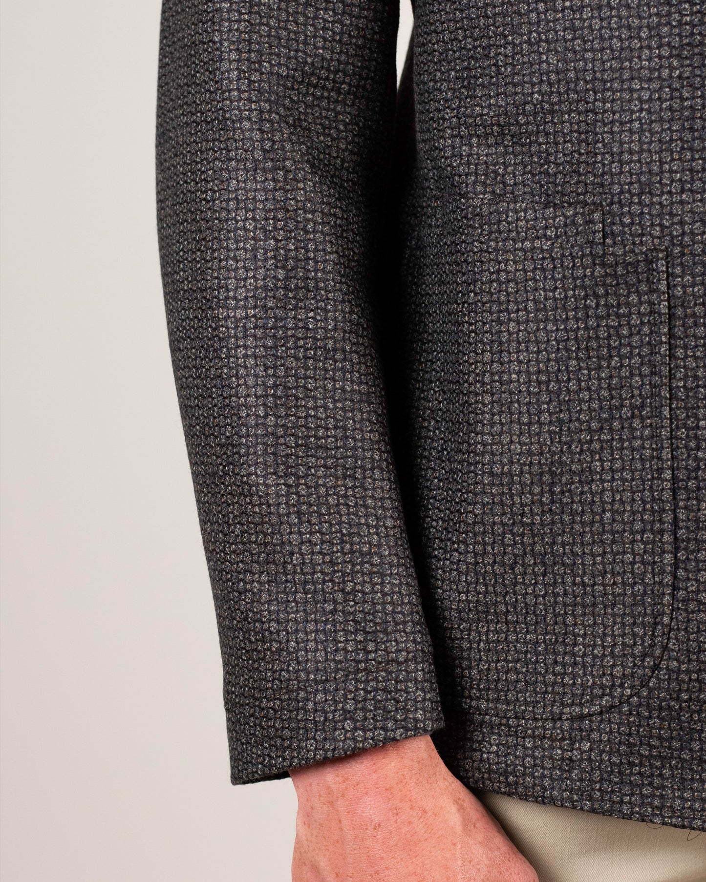 ravazzolo brown and green shirt jacket