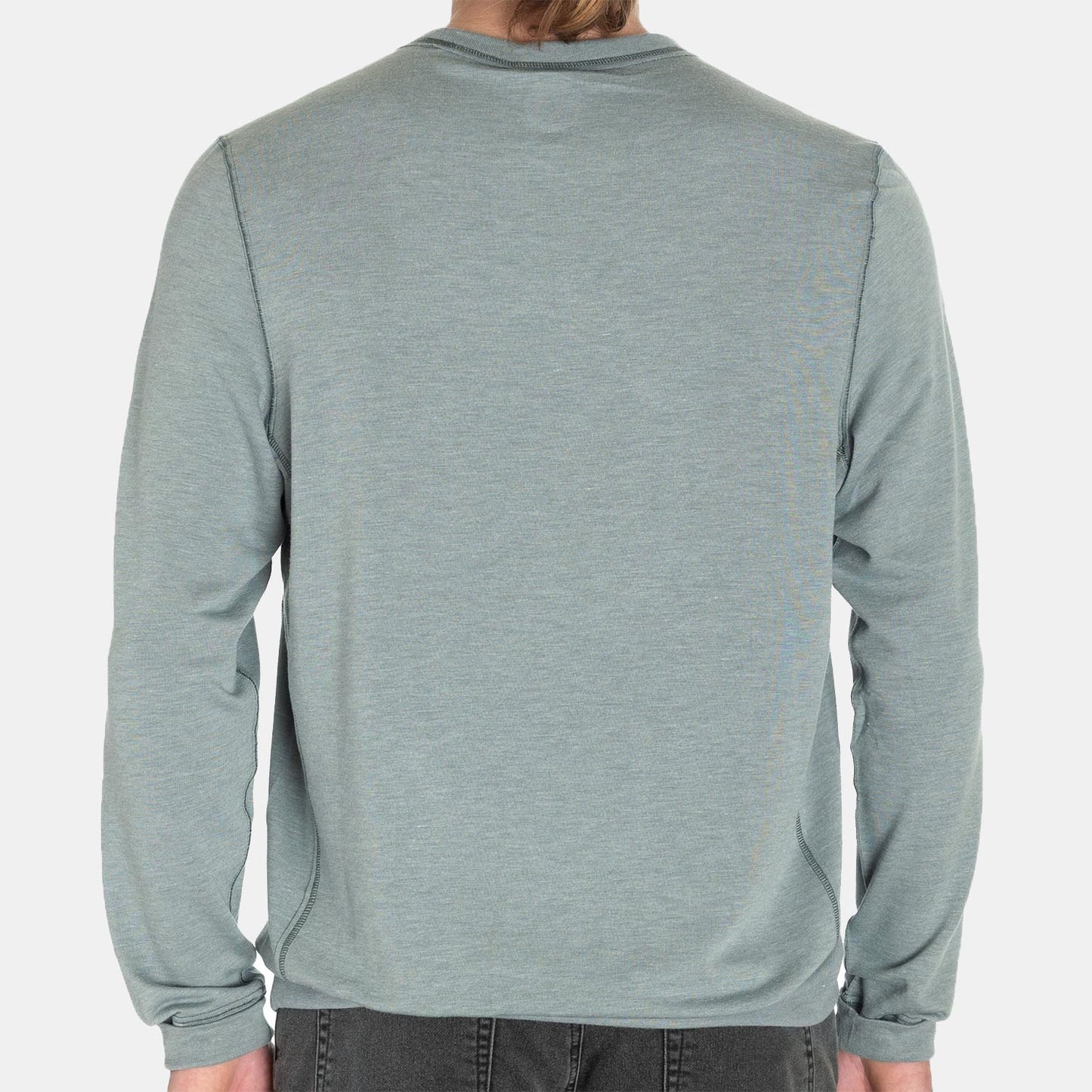 Toes on the Nose Super Soft L/S Crew in Seafoam Green