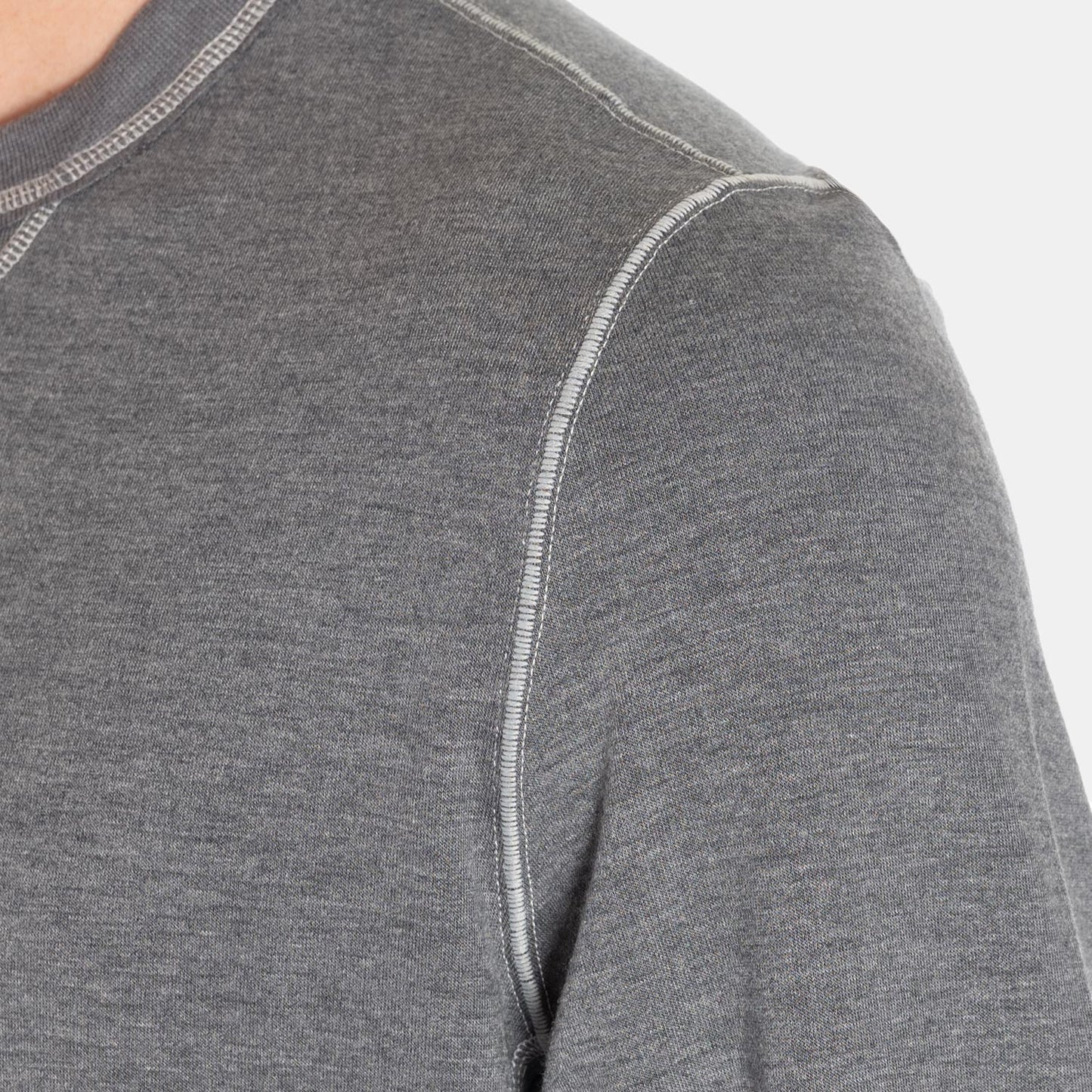 Toes on the Nose Super Soft L/S Crew in Grey