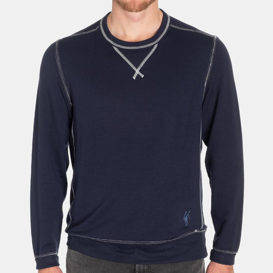 Toes on the Nose Super Soft L/S Crew in Navy