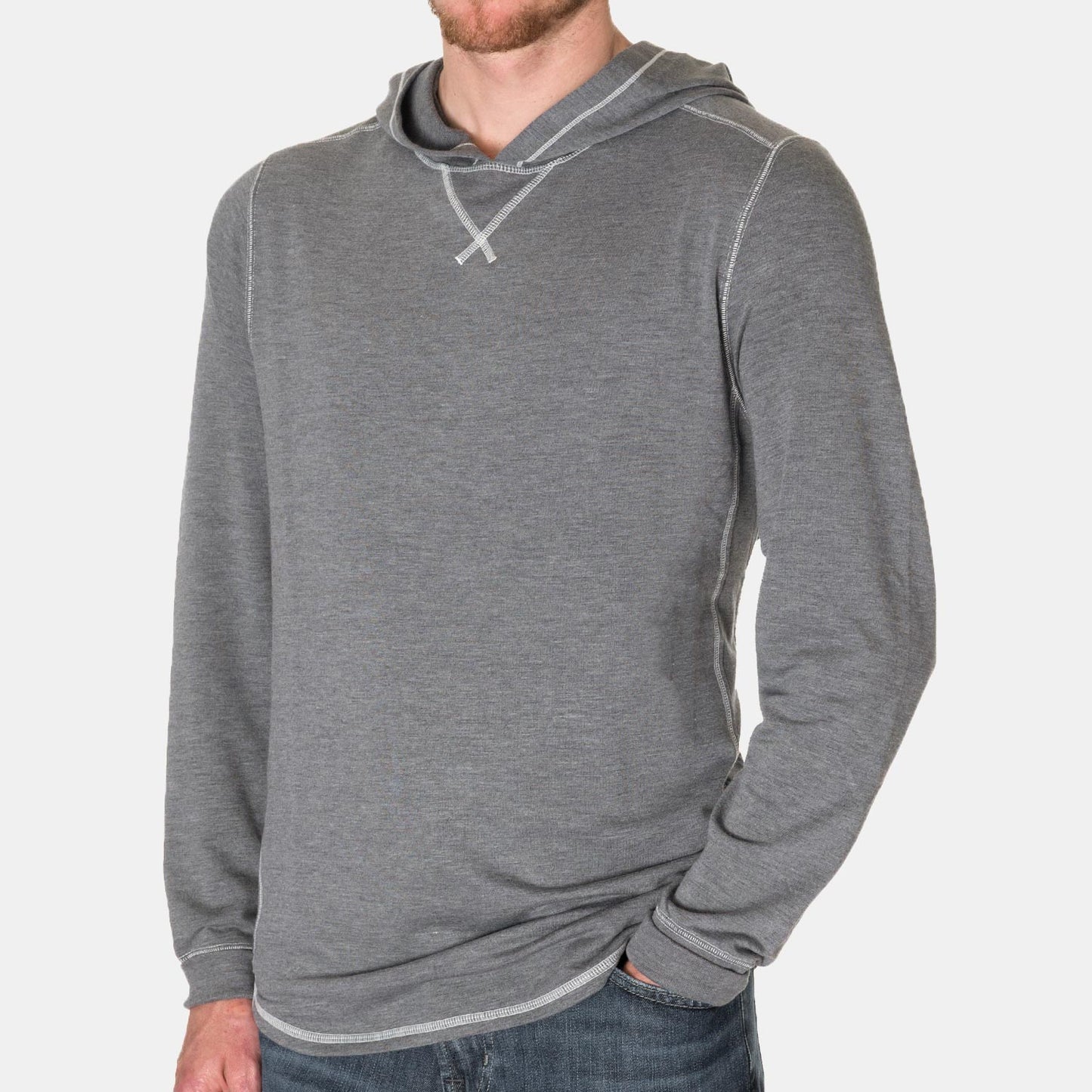 Toes on the Nose Super Soft Hoodie in Grey