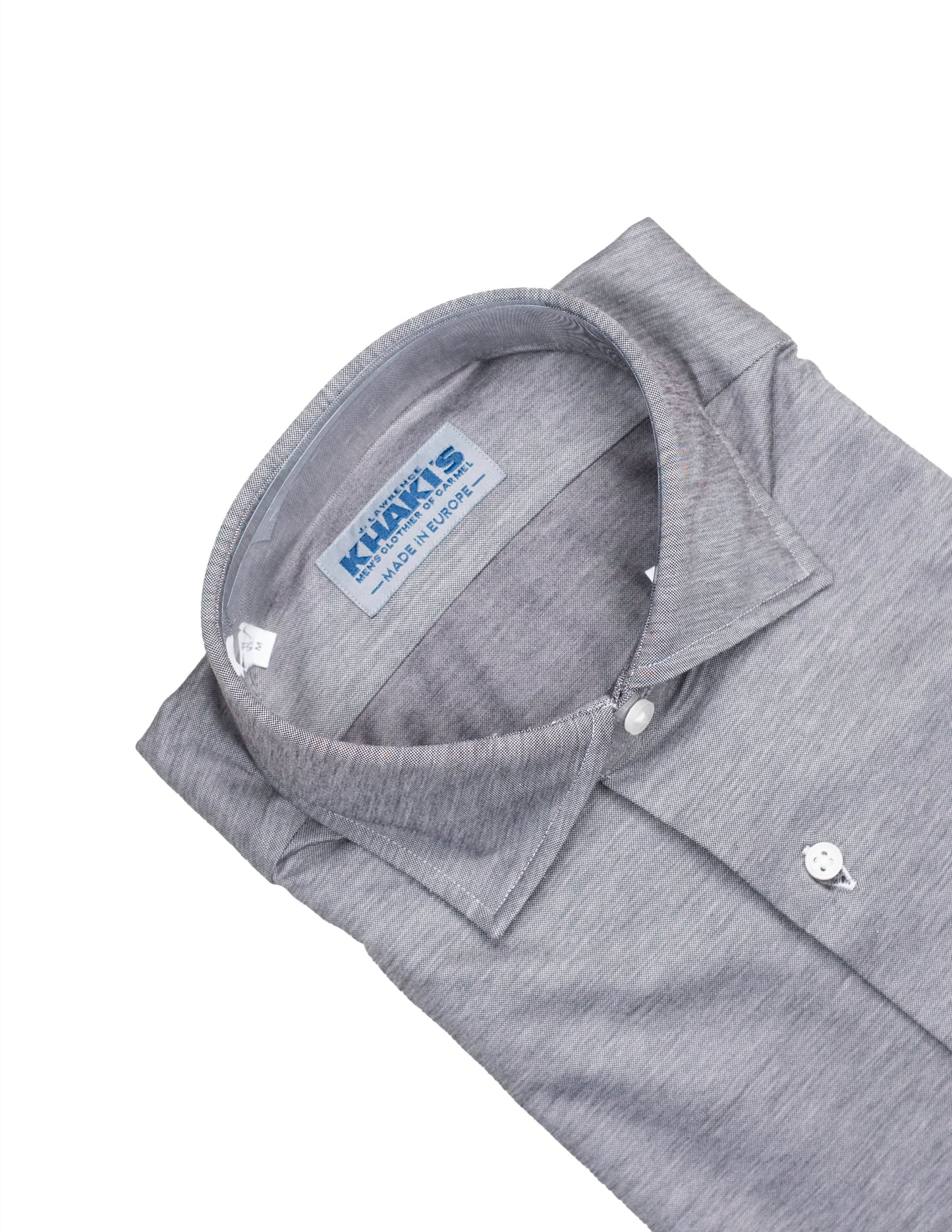khakis brand grey jersey shirt